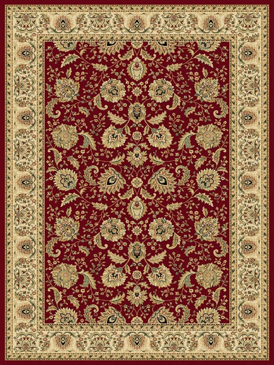 Central Oriental Radiance Arcadia Crimson 27-Inch by 91-Inch Area Rug