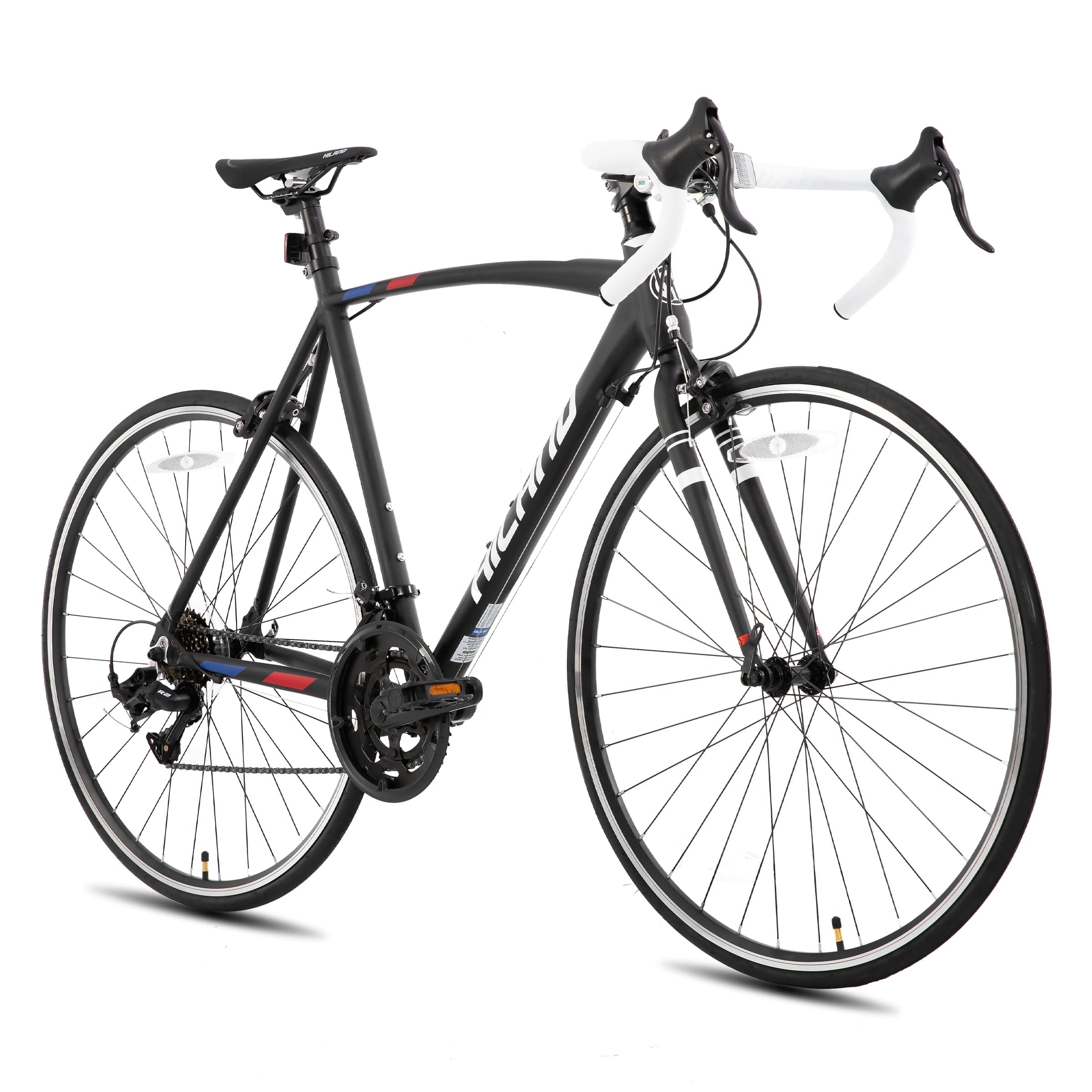 HILAND 700C Road Bike, 14 Speeds Sport Bike, Light Weight Aluminum Frame, Racing Bike for Men Women Adult Bicycle