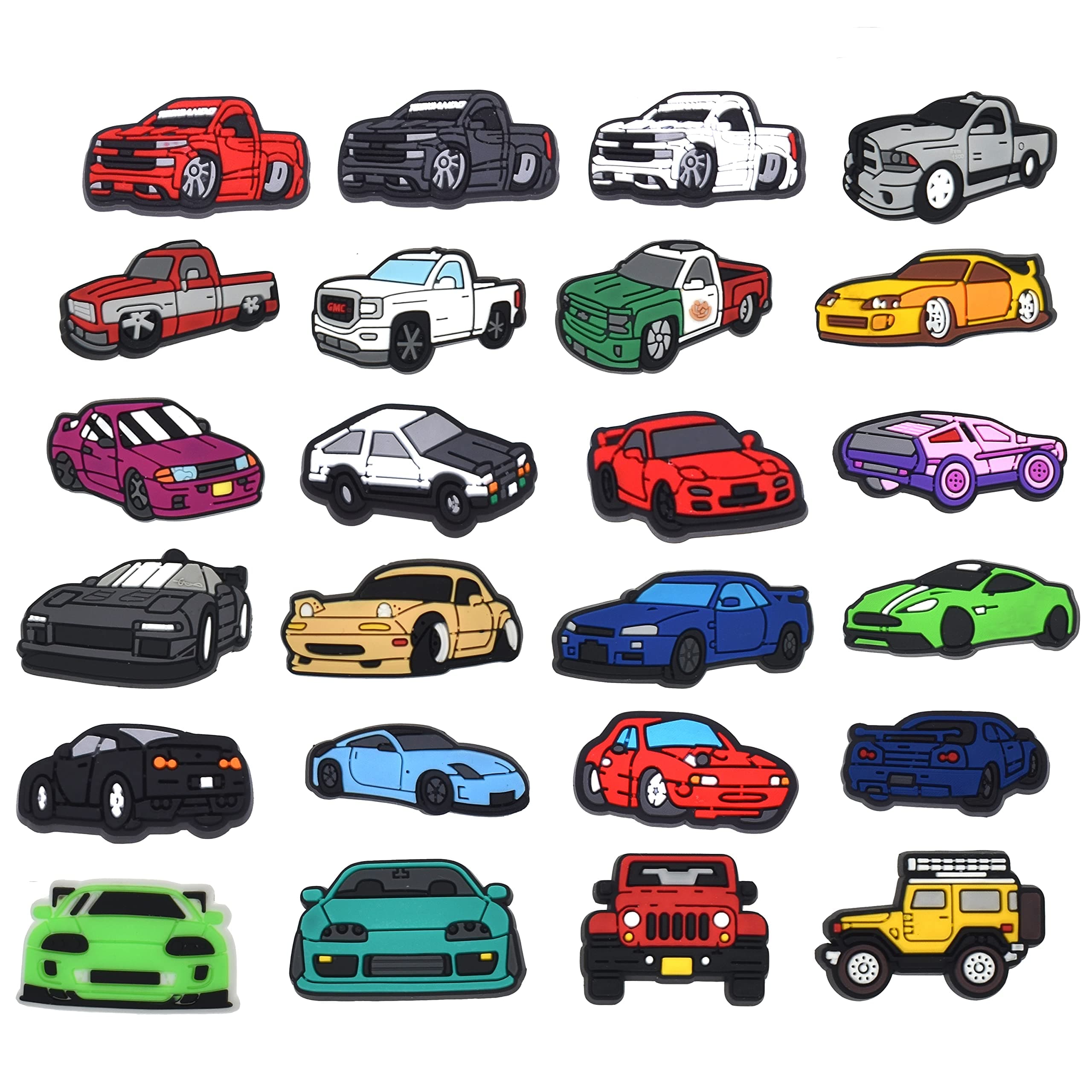 Shoe Charms for Clog Sandals, PVC shoe decoration Accessories for Adults Women Men Party Favor