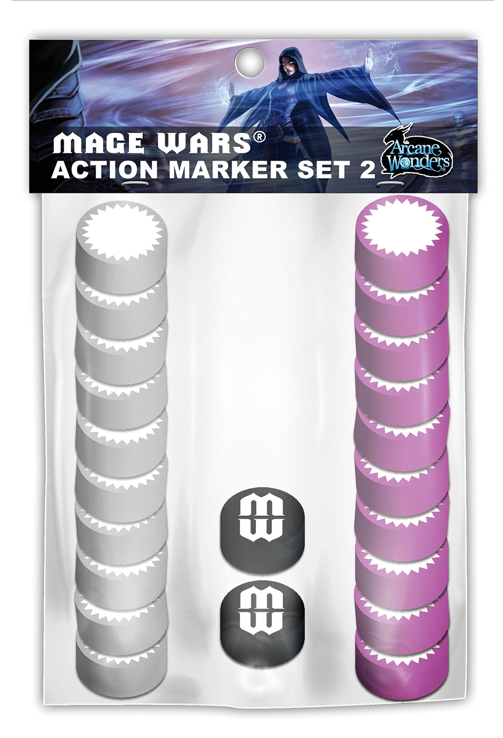 Mage Wars Action Marker Set 2 Board Game