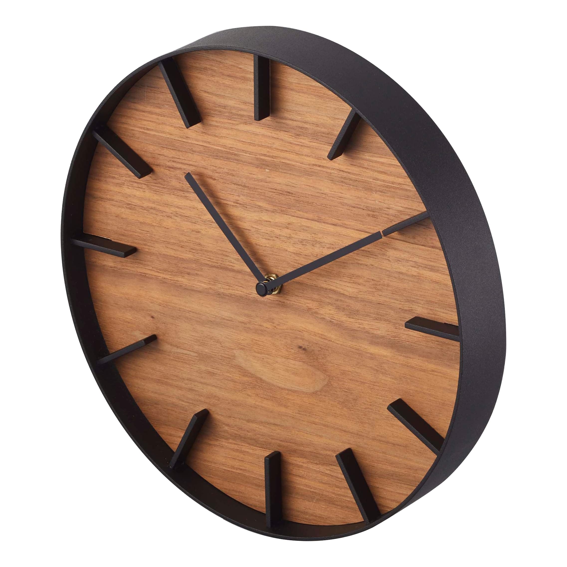 YAMAZAKI home Wall Clock - Modern Wood Home Decoration , One Size , 4108