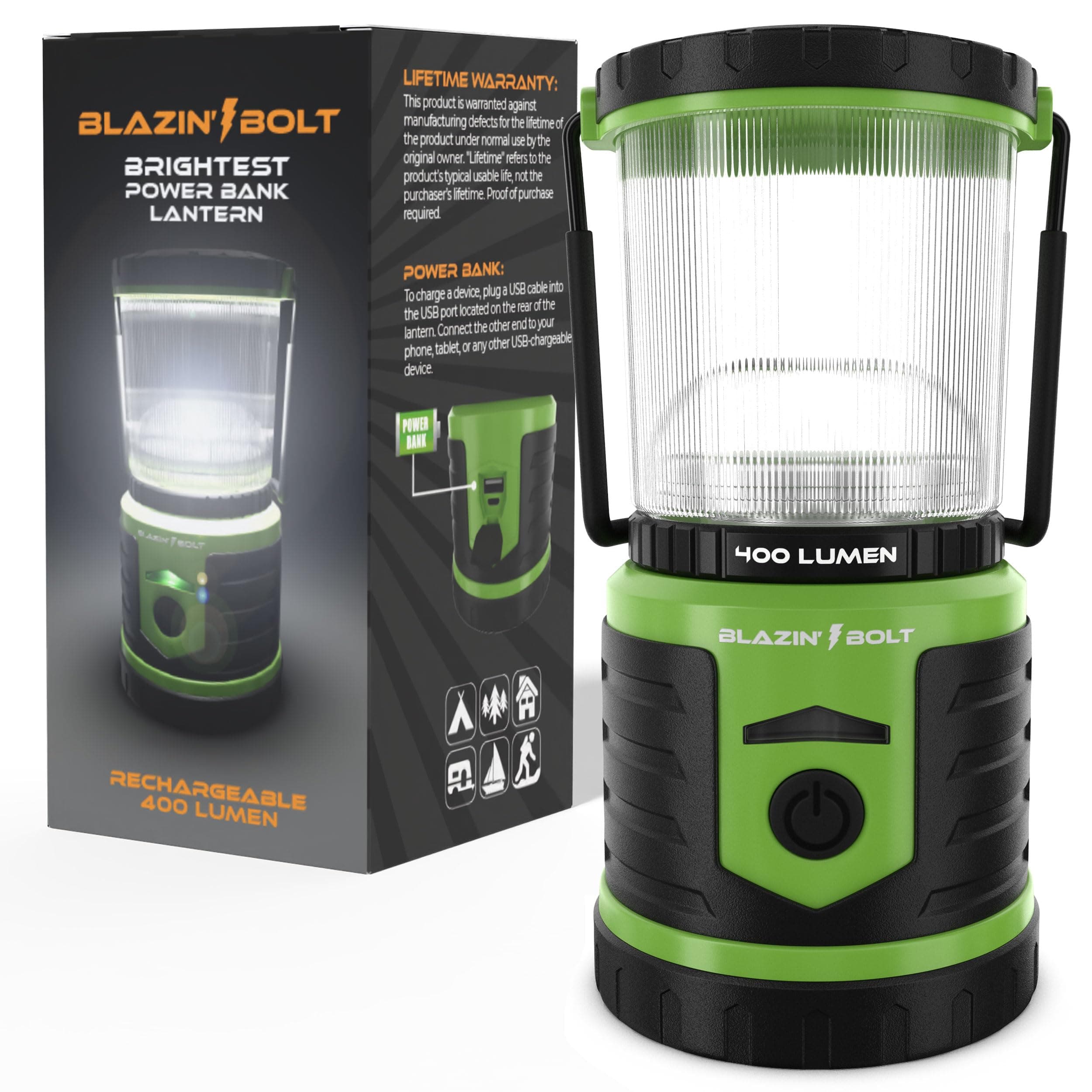Blazin' Bolt Rechargeable Lantern