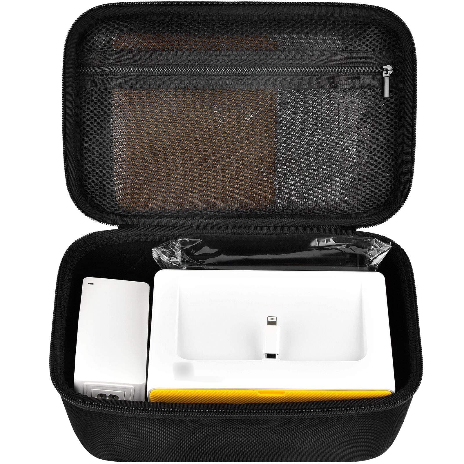 ALKOO Hard Shell Case for KODAK Dock Plus 4PASS Instant Photo Printer, Custom Molded Travel Storage Organizer Box, Large Capacity Carrying Bag for 4x6 Photo Paper and Ink Cartridges