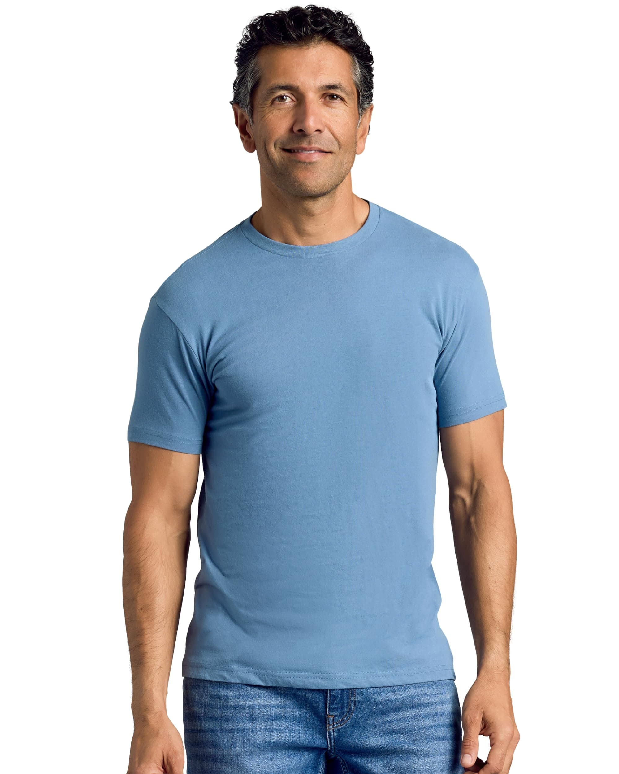 True Classic Mens T-Shirts – Short Sleeve Crew Neck T Shirts for Man, Cotton Blend Plain Novelty Men's T-Shirts