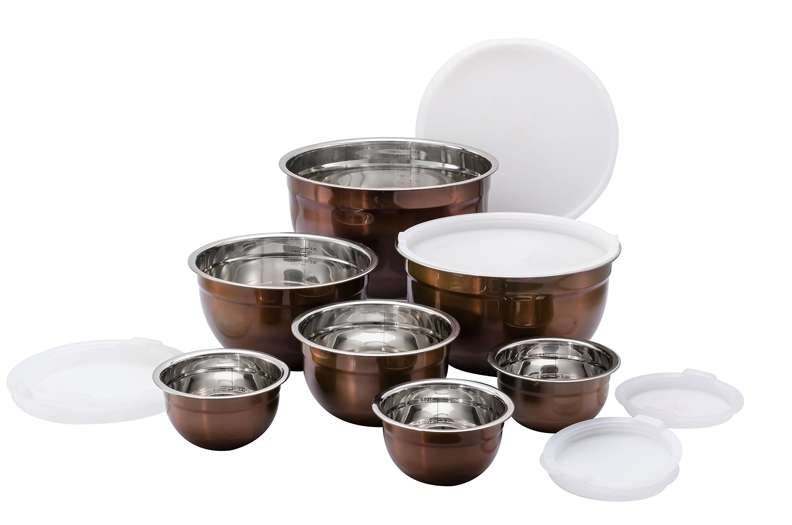 Kevin Dundon Signature 14-Piece Mixing Bowl Set, Copper