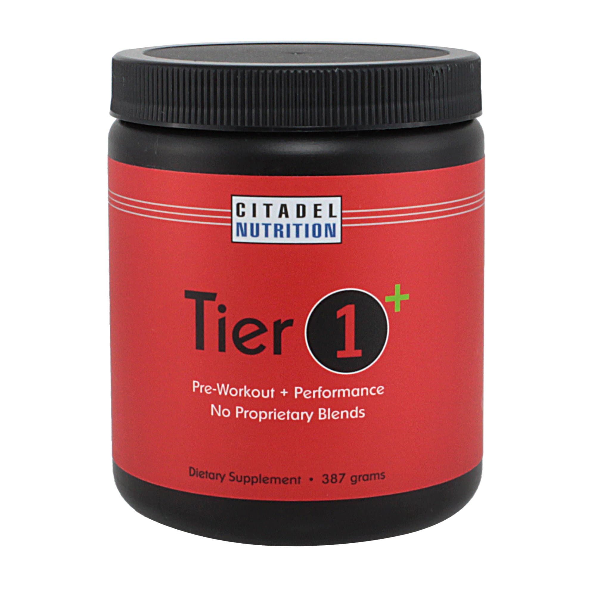 Tier 1 Plus Preworkout / Performance Supplement (387g)