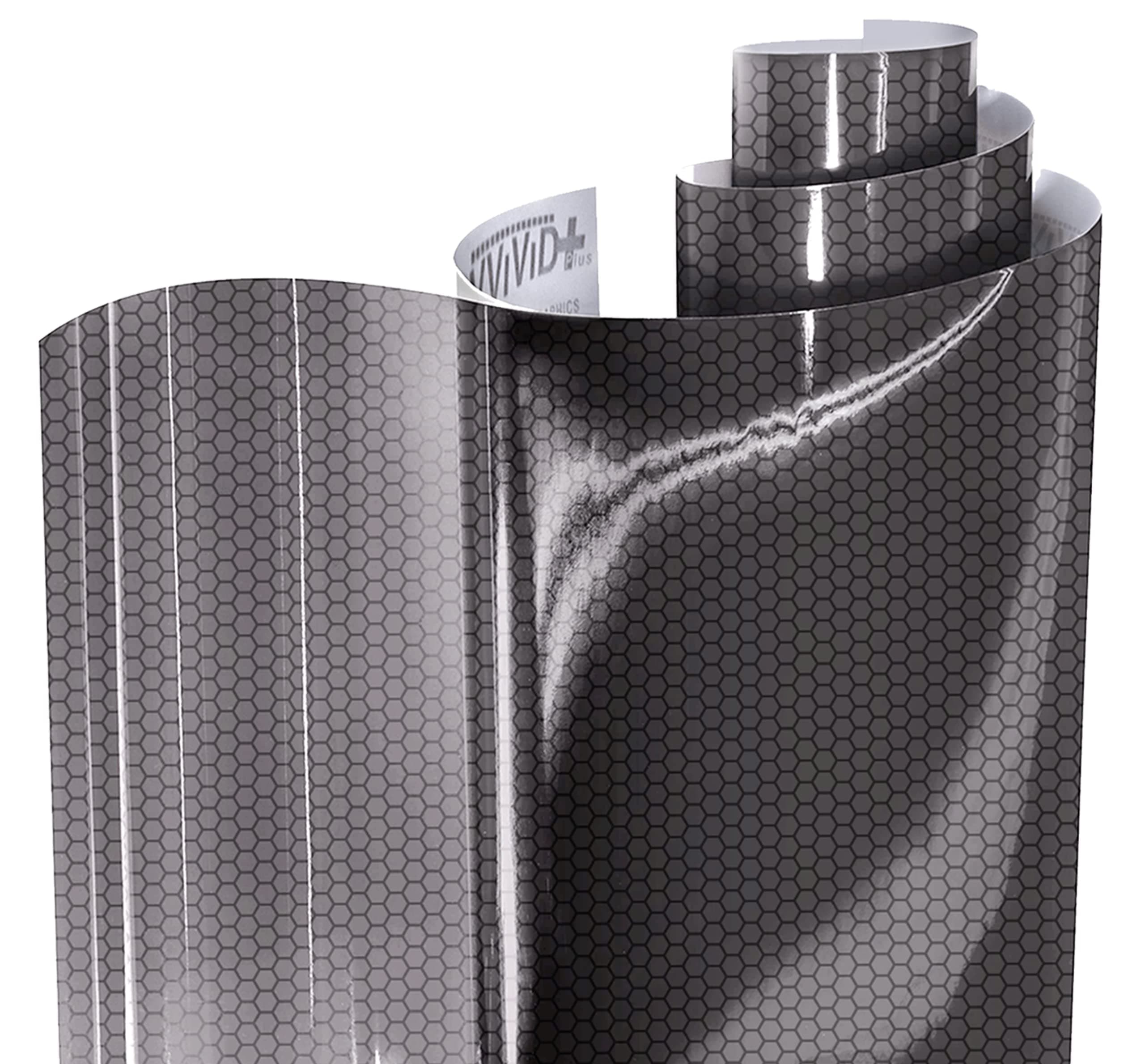 VViViD Hex+ Air-Tint Light Smoke Headlight Vinyl (17.9" x 60")