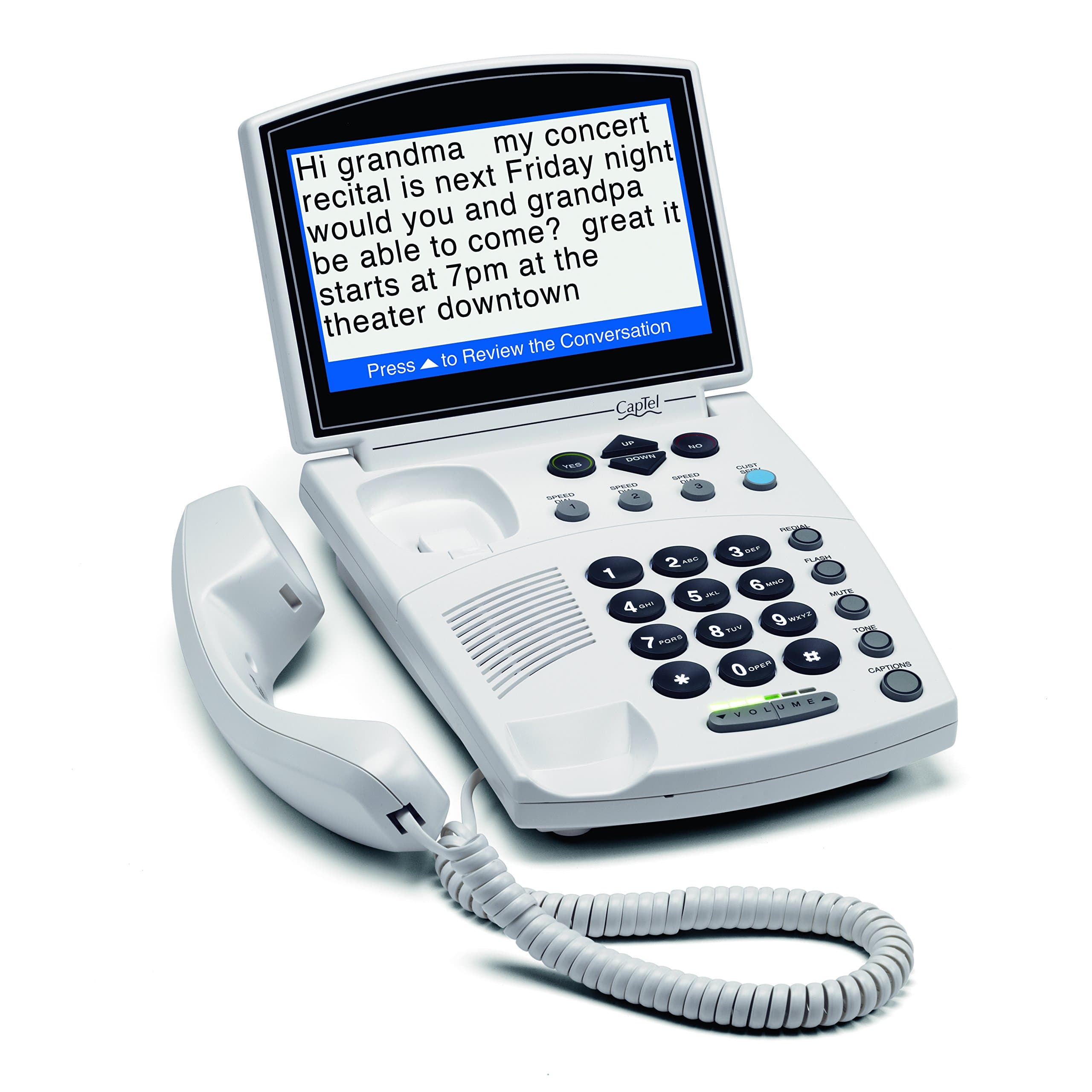 840i Closed Captioned Telephone for Hearing Impaired