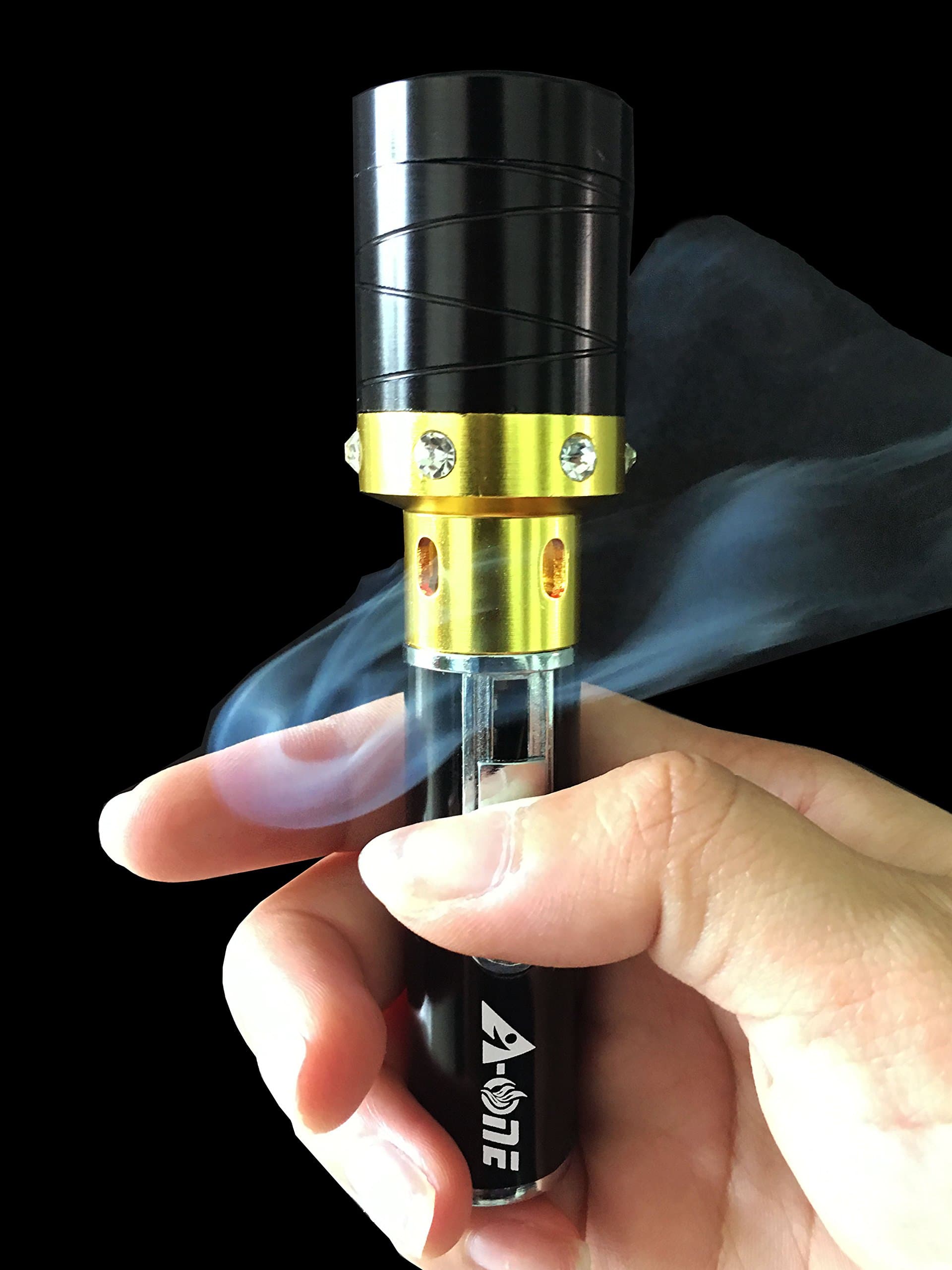 A-ONE Portable Incense Burner- Incense Jet Flame Lighter- Bakhoor Incense Wood Burner- Oud Diffuser Holder