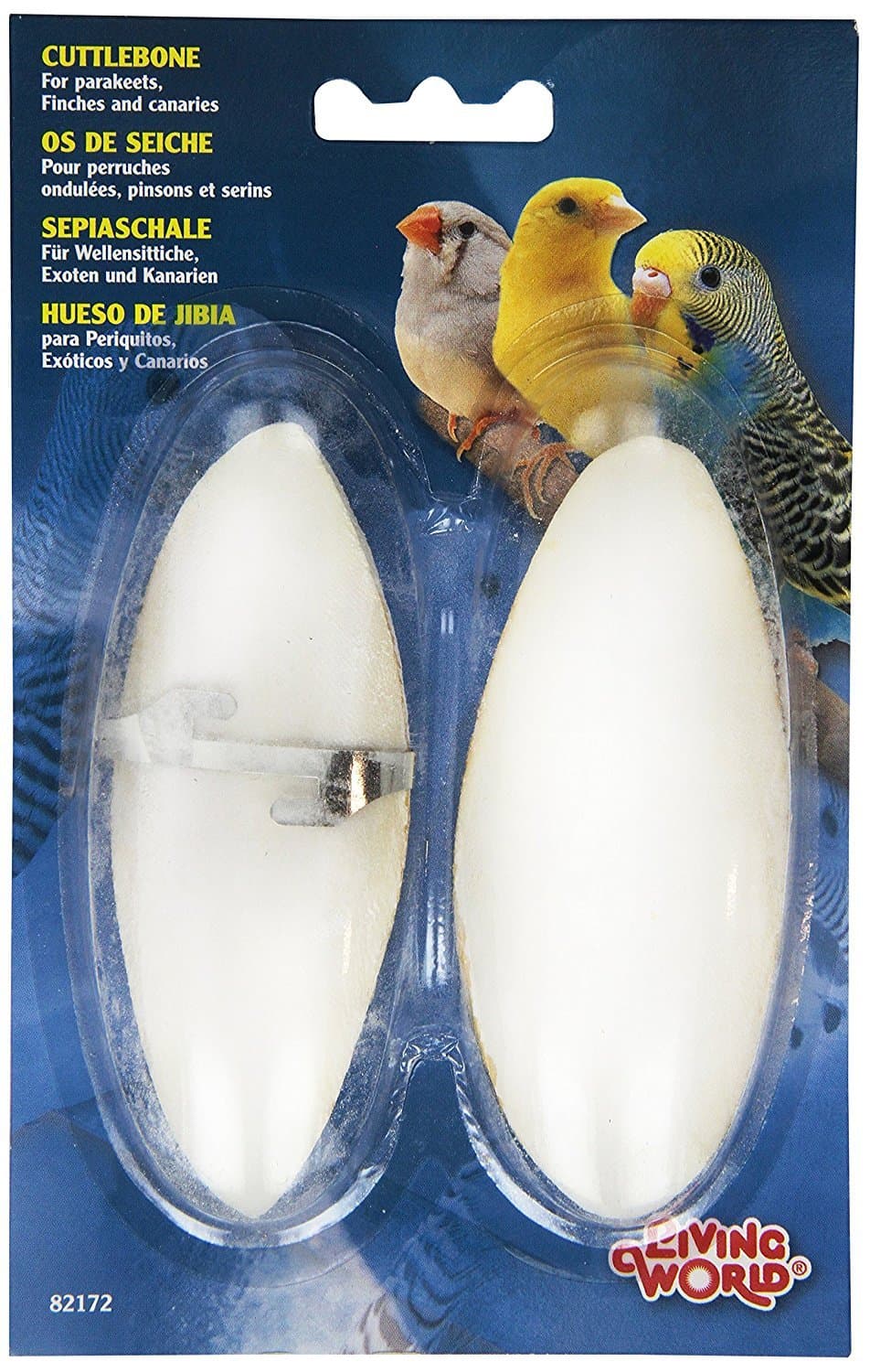 Living World Cuttlebone, Small Twin Pack (Carded) by