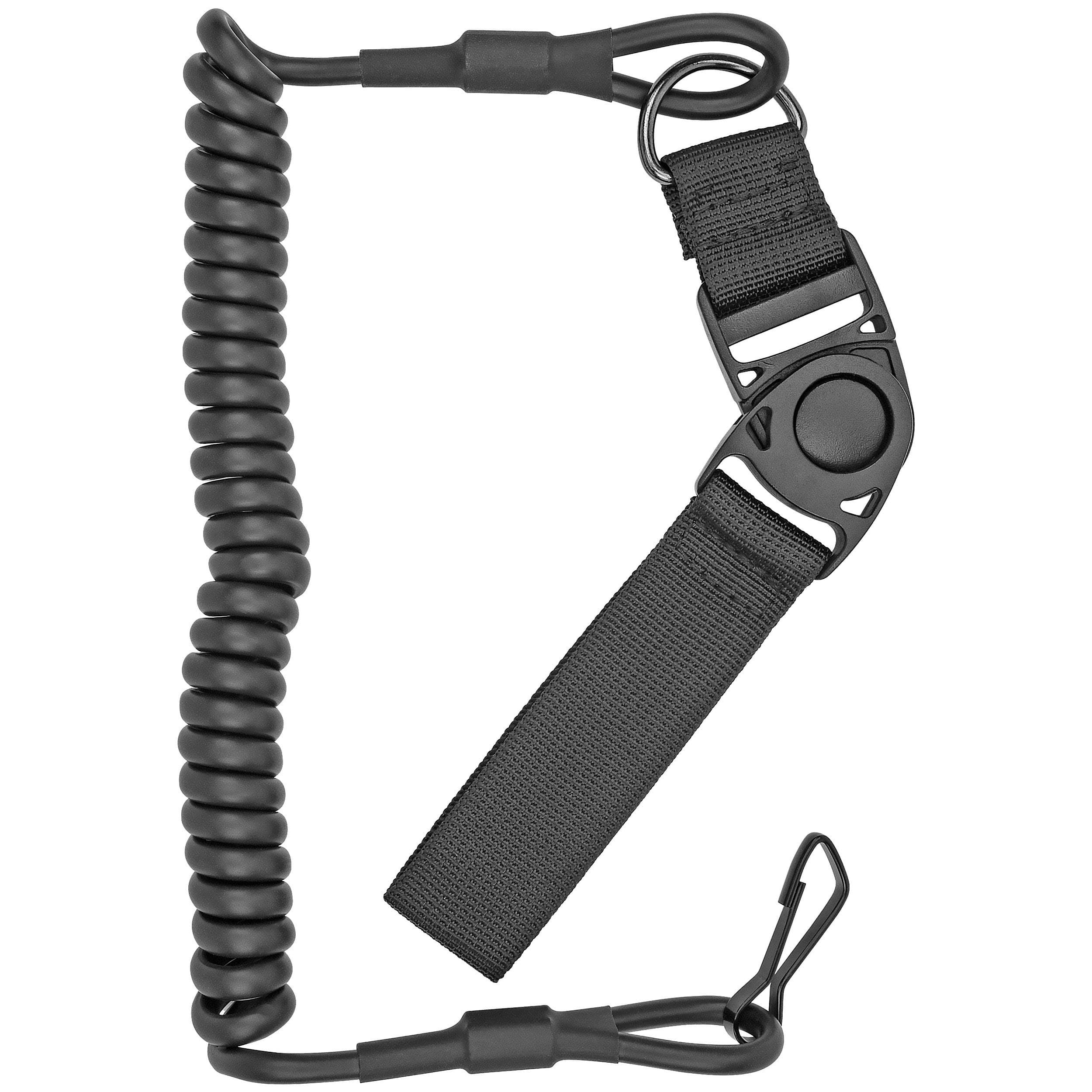 BOOMSTICK Gun Accessories BOOM-10052 Tactical Pistol Lanyard, Black, 1