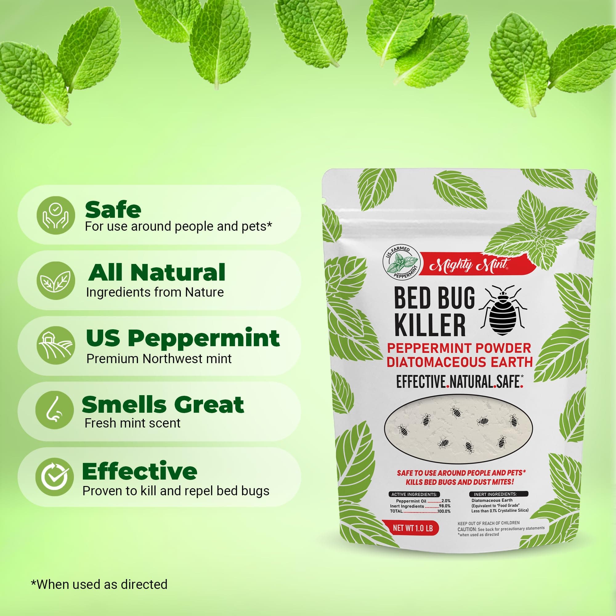 Mighty Mint - 1lb Bed Bug Killer