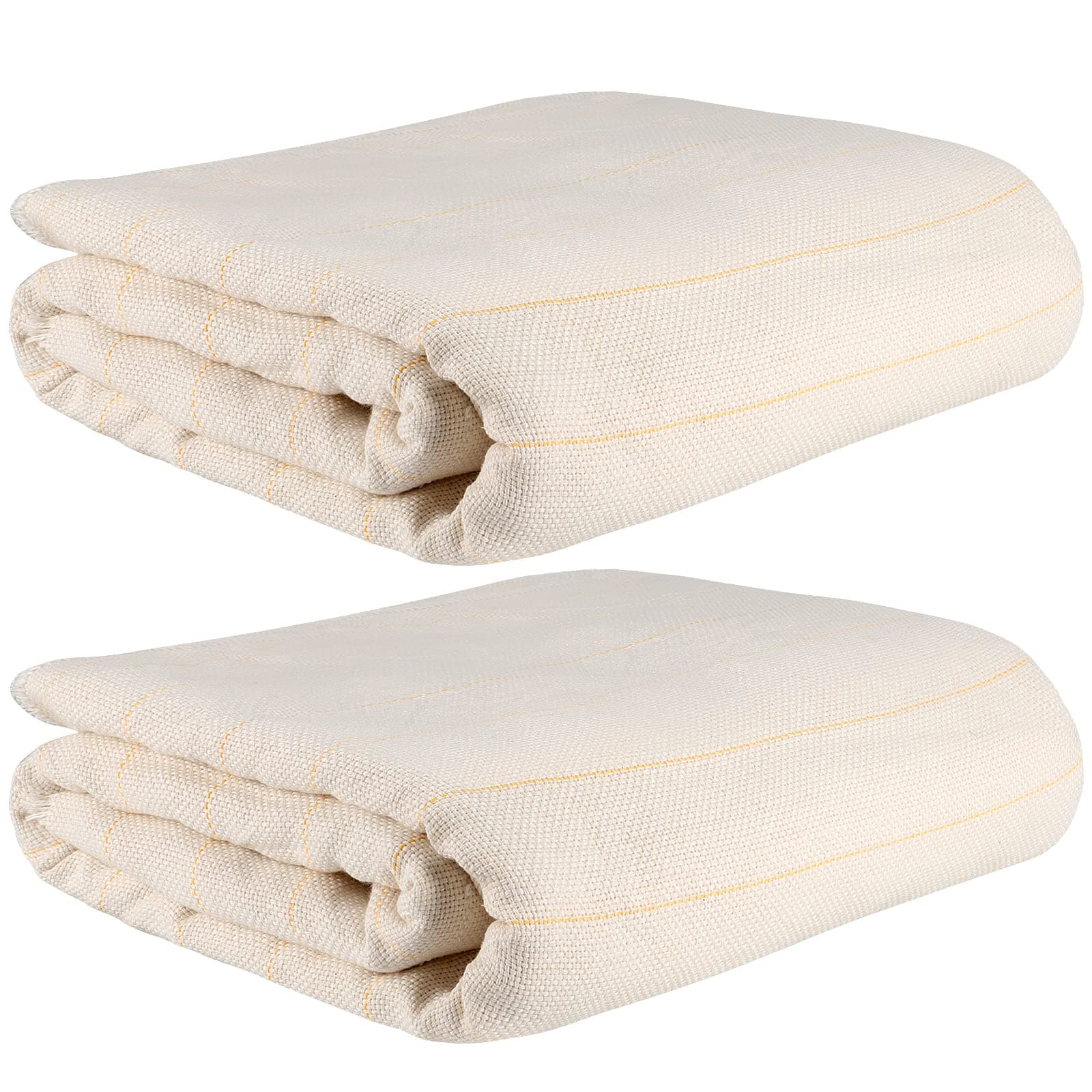 PINGEUI 2 Pieces 39 x 197 Inch Tufting Cloth with Marked Lines, Large Size Punch Needle Monk’s Cloth, Primary Rug Backing Fabric for Embroidery, Handmade, DIY Craft