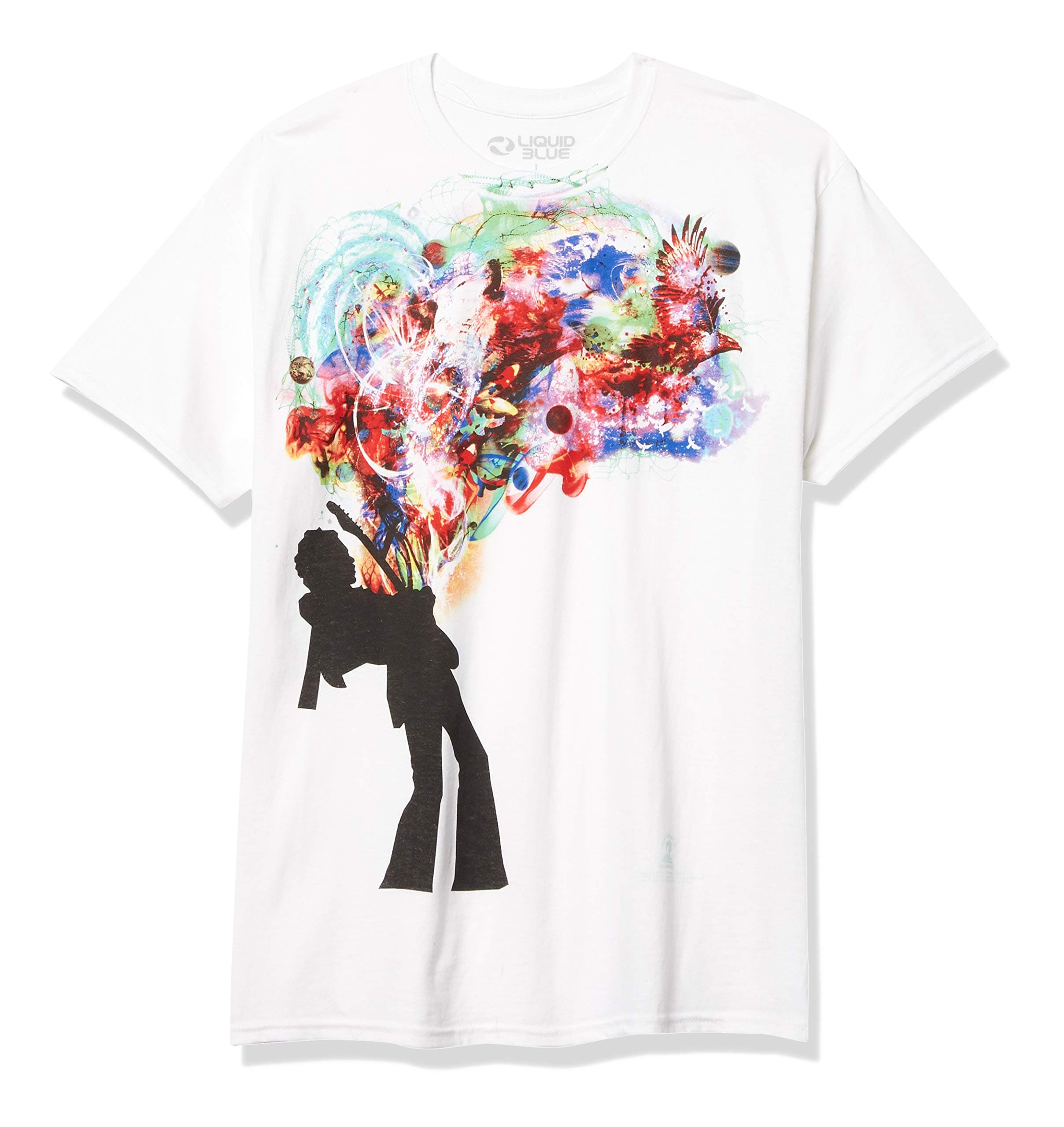 Liquid Blue Unisex Jimi Hendrix Soul Explosion T-shirt T-Shirt