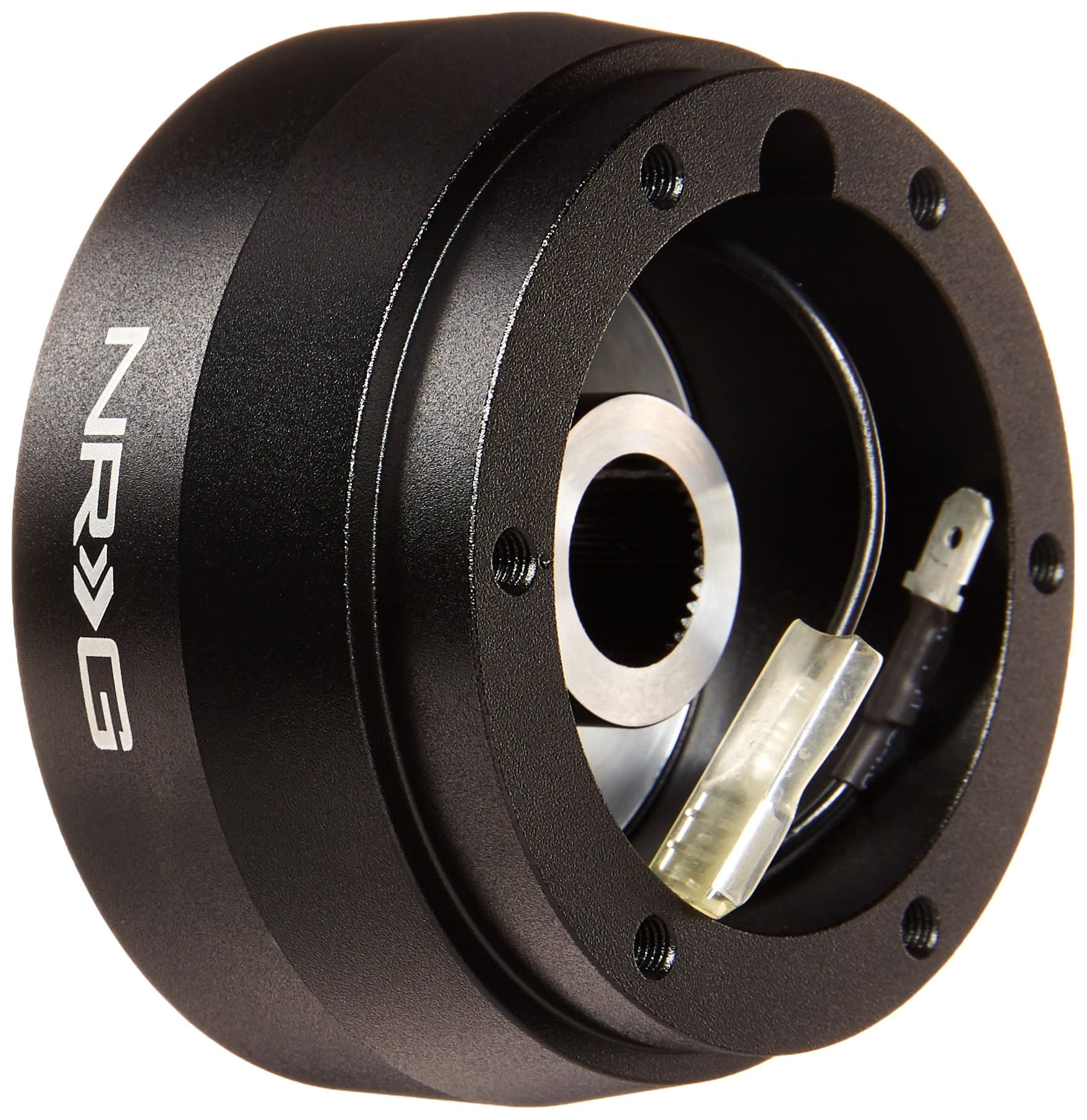 NRG-SRK-142H Racing Style Steering Wheel Quick Release Short Hub Adapter, 6 X 70mm Bolt Pattern, Black Body