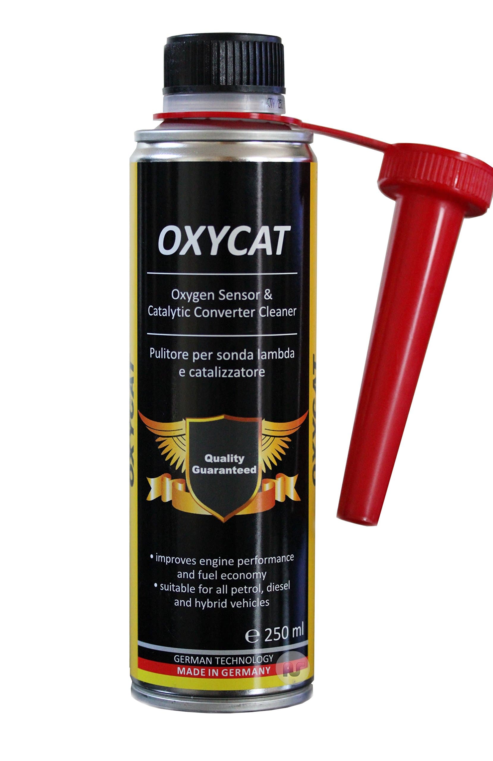 Oxygen Sensor & Catalytic Converter Cleaner - Reduces Emissions, Dissolves Deposits in Exhaust System, Suitable for Diesel, Petrol & Hybrid Vehicles, 250ml