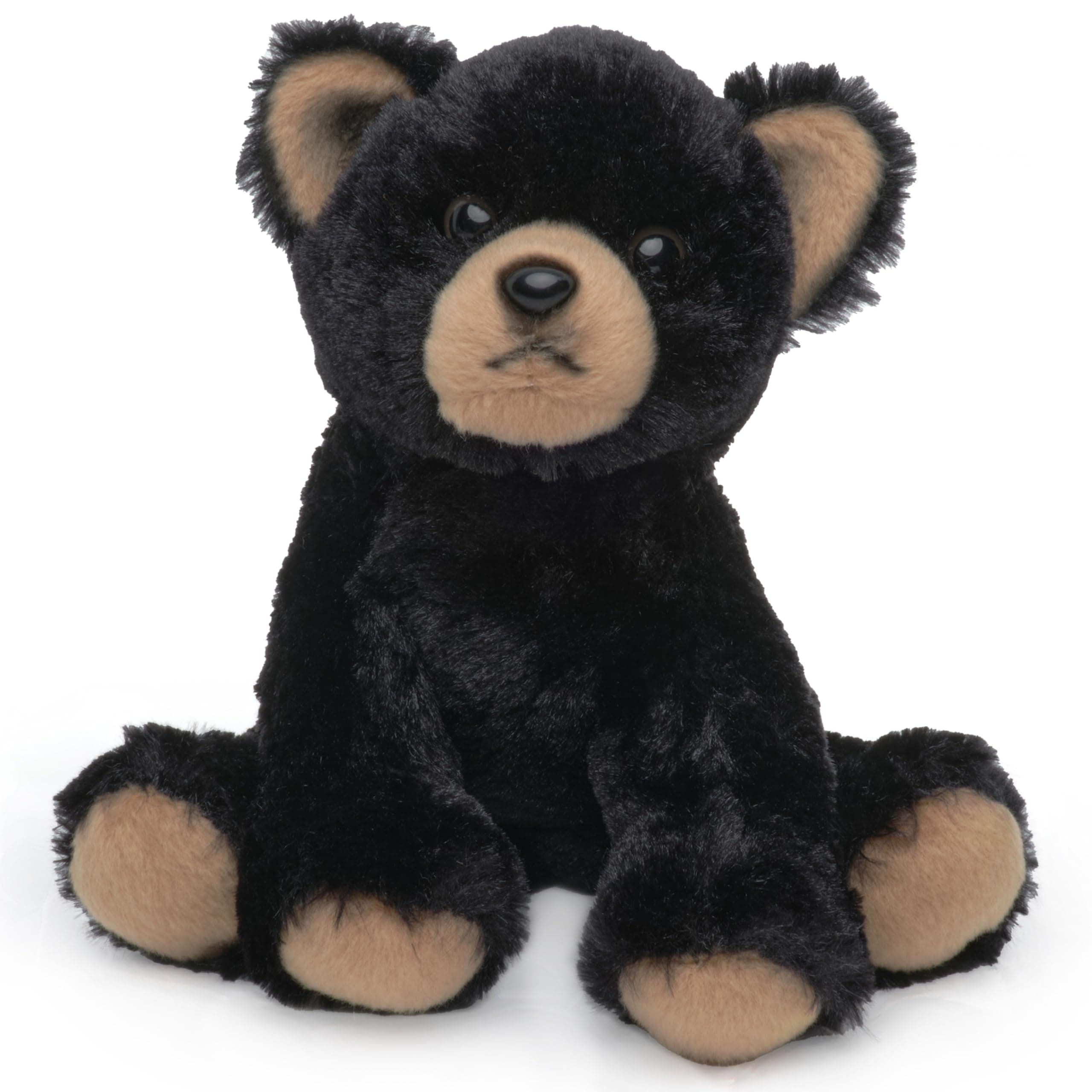 Bearington Lil' Huck Black Bear Stuffed Animal - 7" Black Teddy Bear Plushie with Soft Fur and Lifelike Details - Adorable Forest Stuffy - Cuddly Gift for Kids, Toddlers, and Animal Lovers