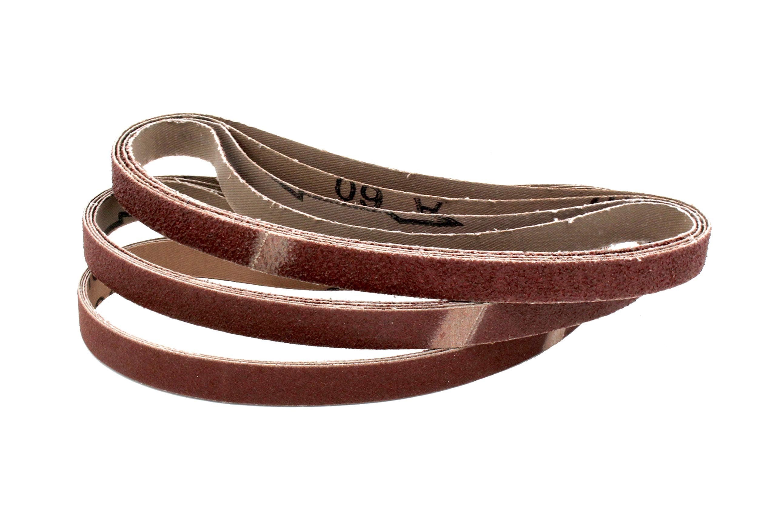 Cloth Sanding Belts │ 120 Pieces │ 13 x 457 mm │ Mixpack (20 x Grain 40/60/80/120/180/240 Each) │ compatble with Black&Decker® Power-Sander │ Sanding-Paper │ Sanding-Belts Assortment