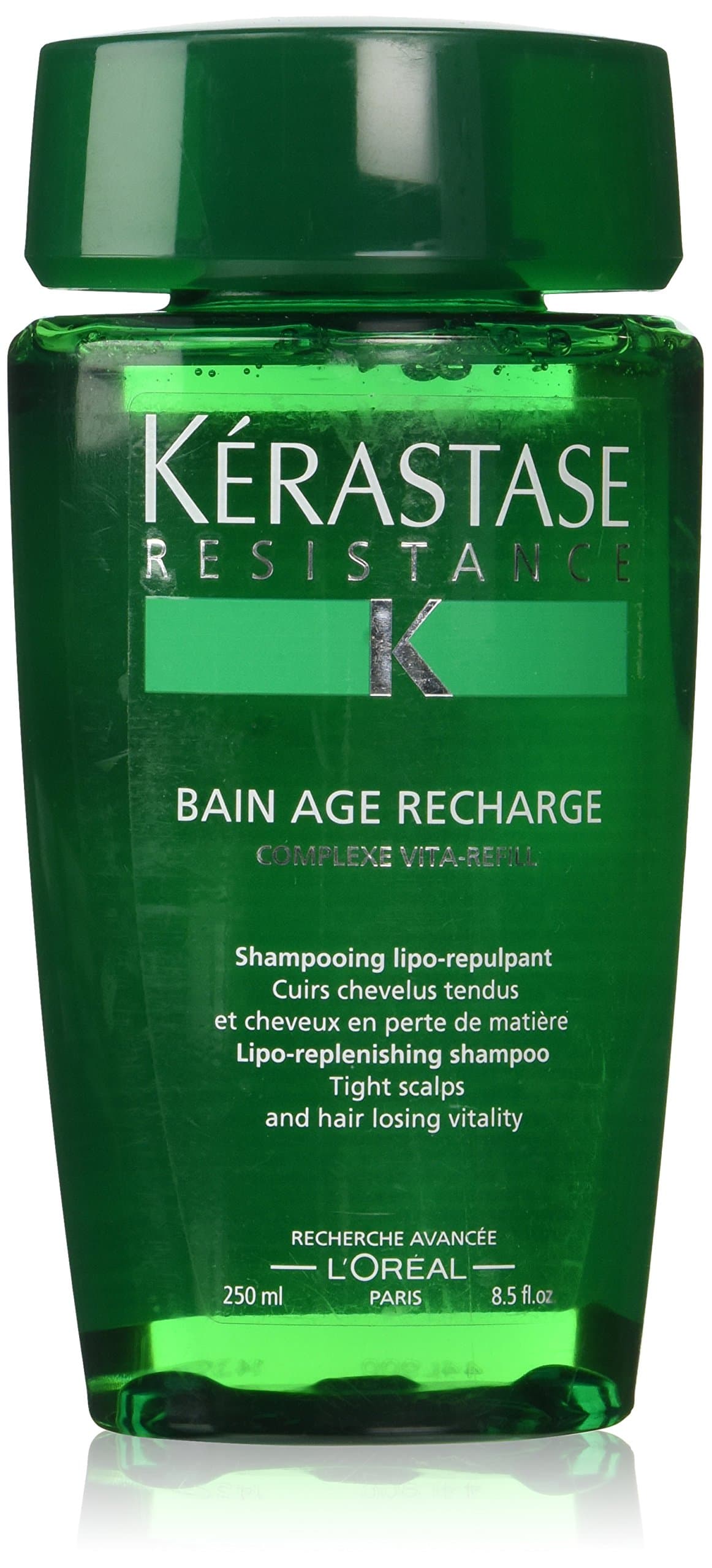 Kersastase Resistance Bain Age Recharge Shampoo, 8.5 Ounce