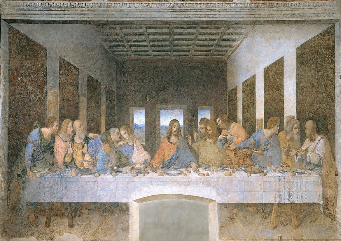 Leonardo Da Vinci: The Last Supper. Fine Art Print/Poster. Size A3 (42cm x 29.7cm)