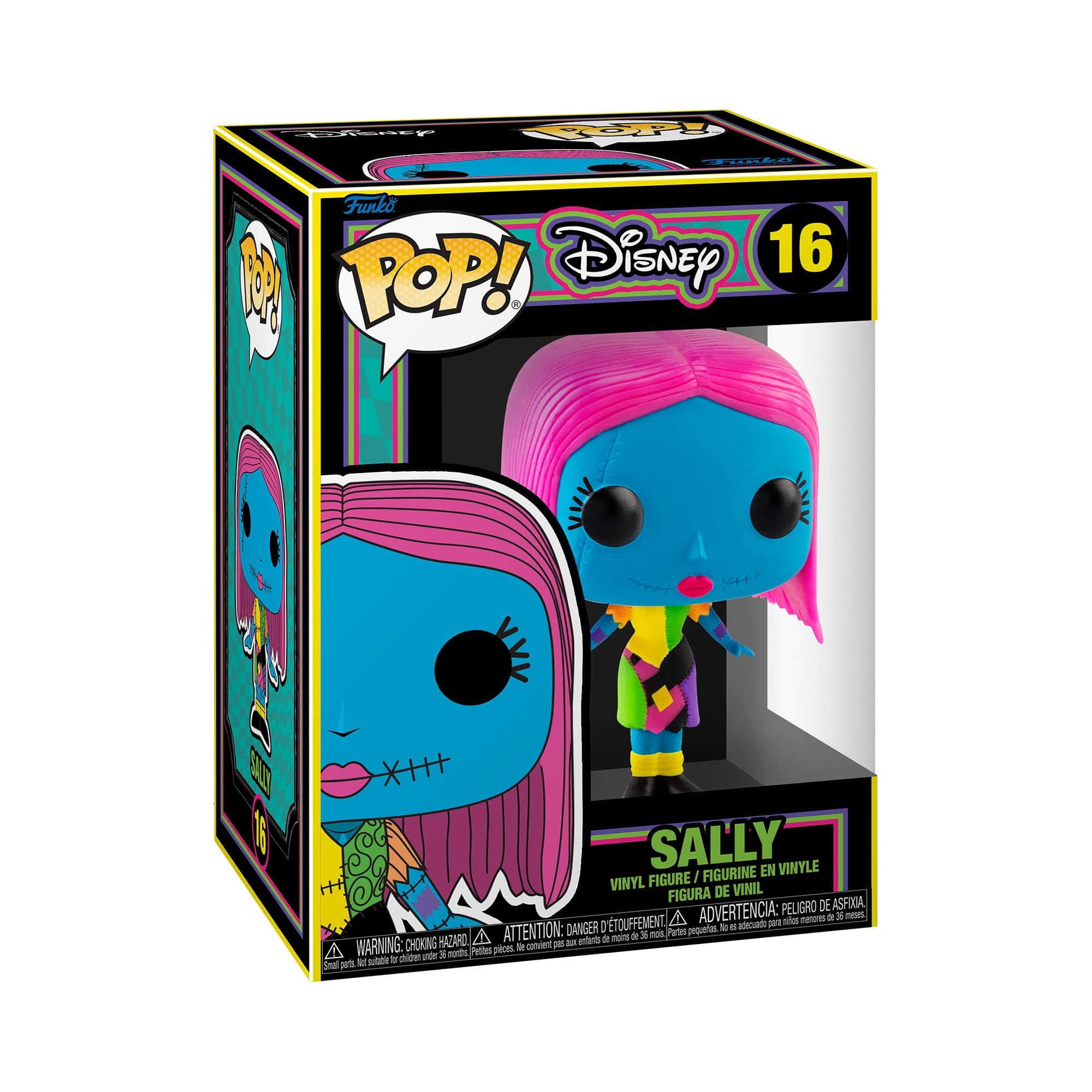 POP! Disney: the Nightmare Before Christmas - Blacklight - Sally - Collectable Vinyl Figure - Gift Idea - Official Merchandise - Toys for Kids & Adults - Movies Fans