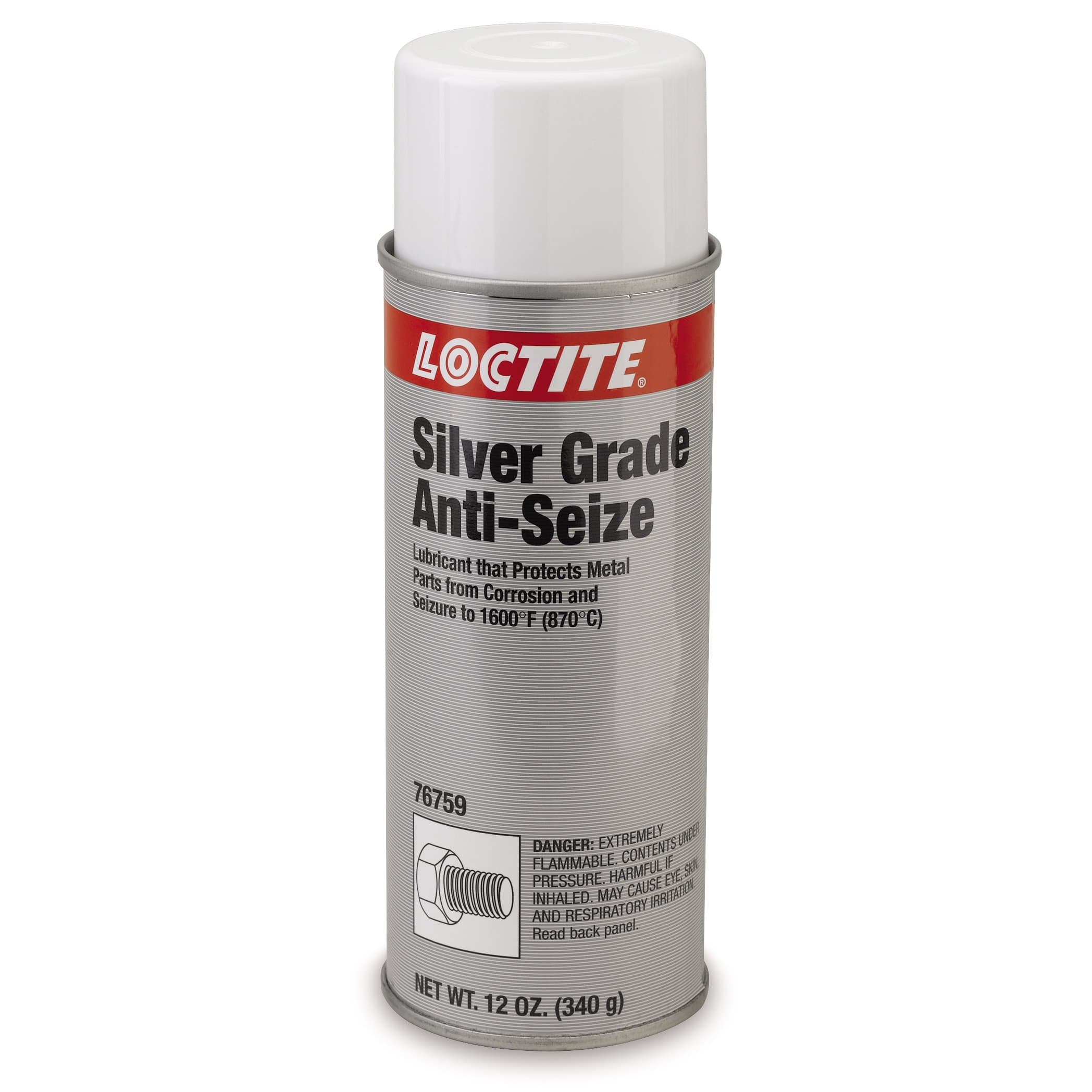 76759 Silver Grade Anti-Seize, 12 oz. Aerosol Can (Pack of 12)