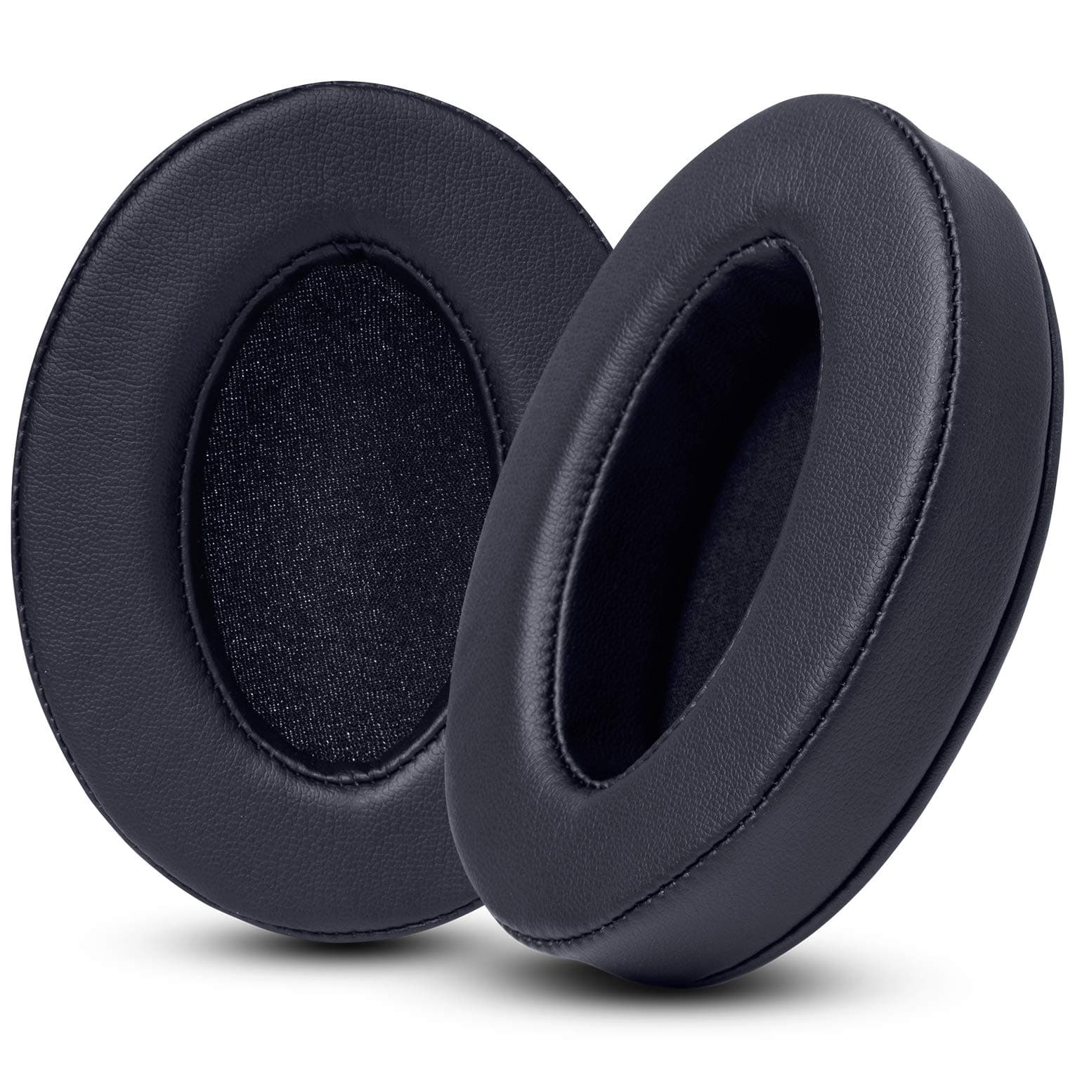 WC PadZ - The Ultimate Upgraded Earpads by Wicked Cushions - Compatible With Audio Technica, HyperX, SteelSeries Arctis & More - Extra Thick - Bigger Opening - Softer Memory Foam | (Black)