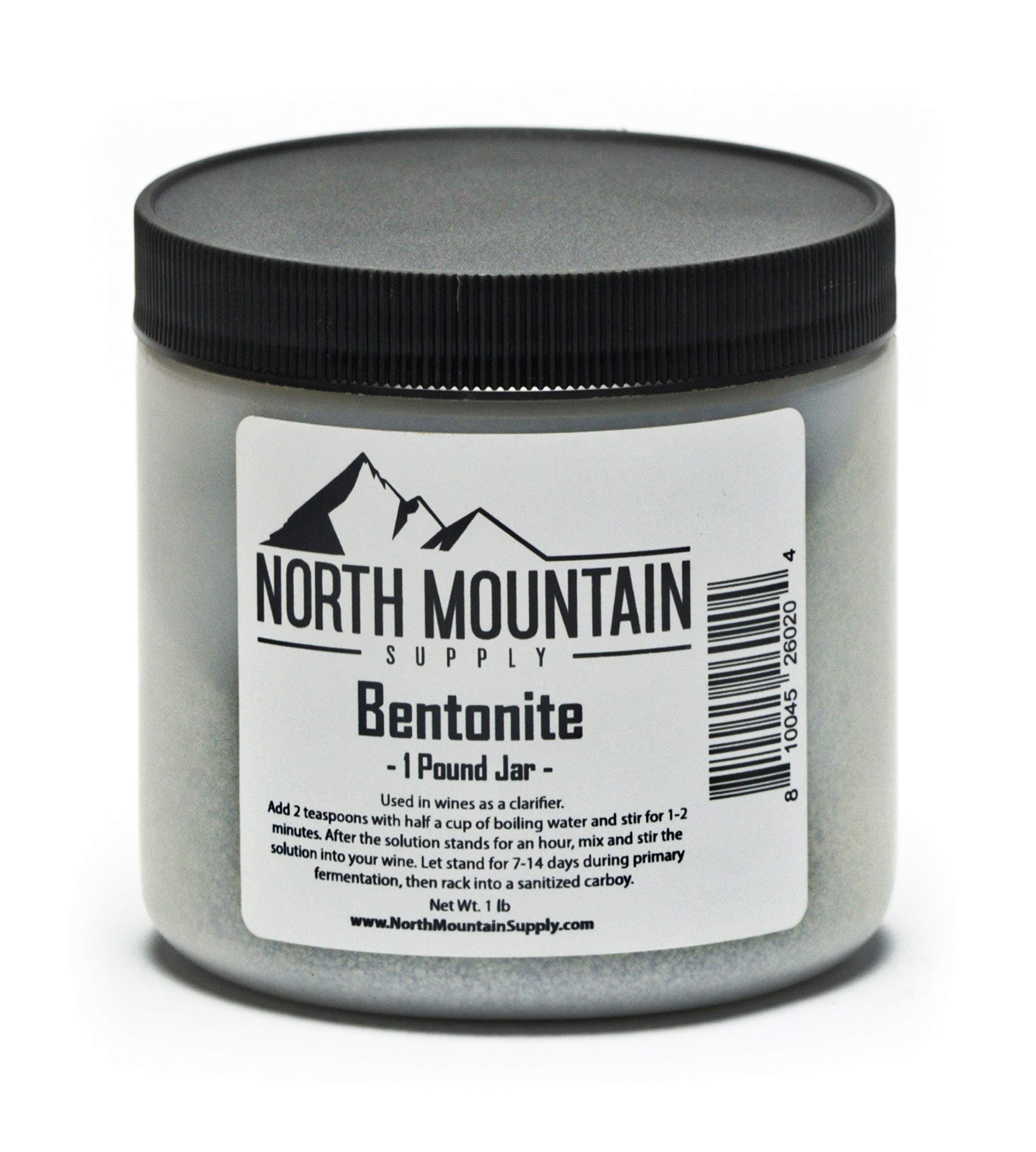 North Mountain Supply Food Grade Bentonite Clay 1 Pound BT-1lb 1