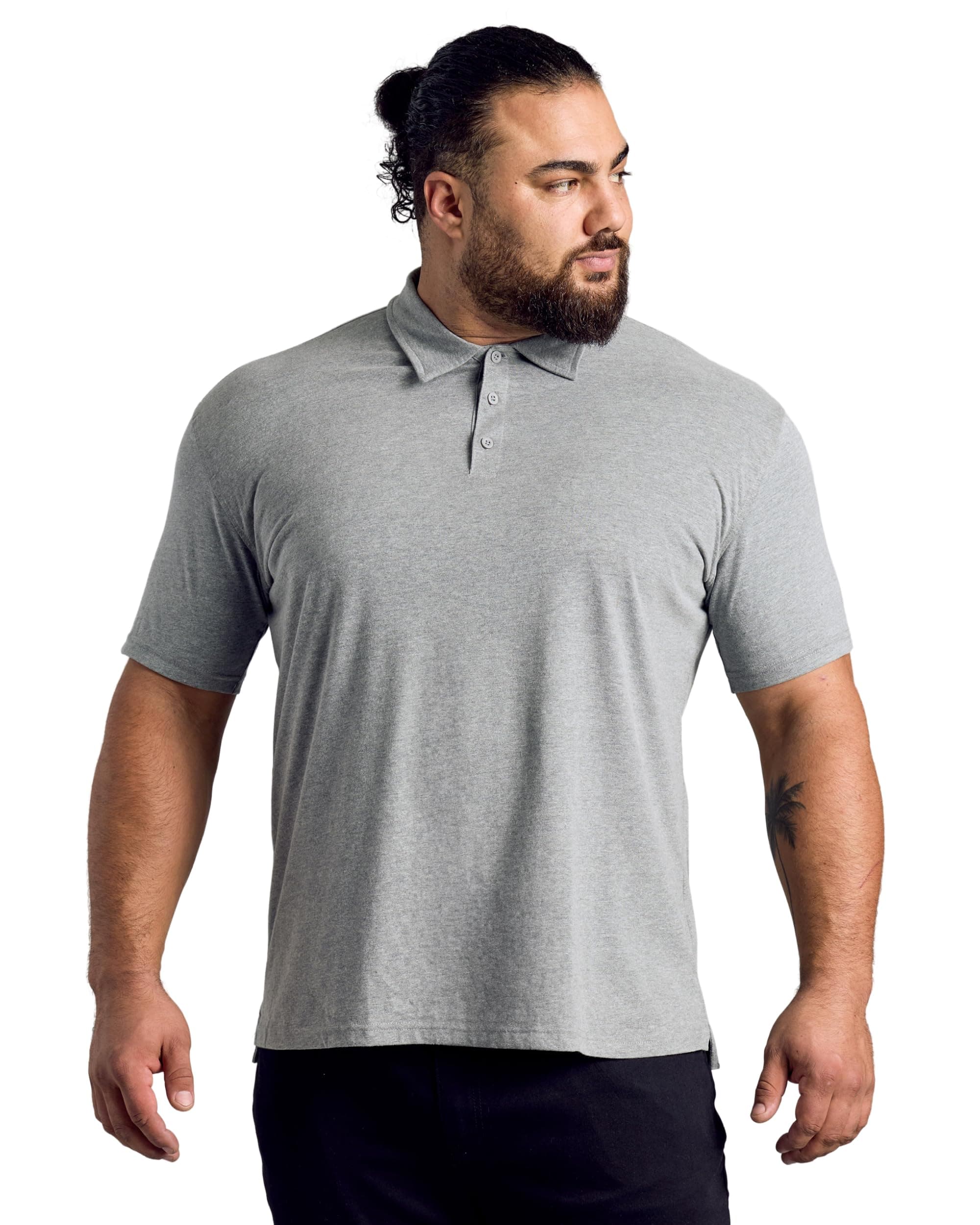 Novelty Polo Shirts for Men – Mens Polo Shirts Short Sleeve Cotton, Dry Fit Golf Shirt for Men