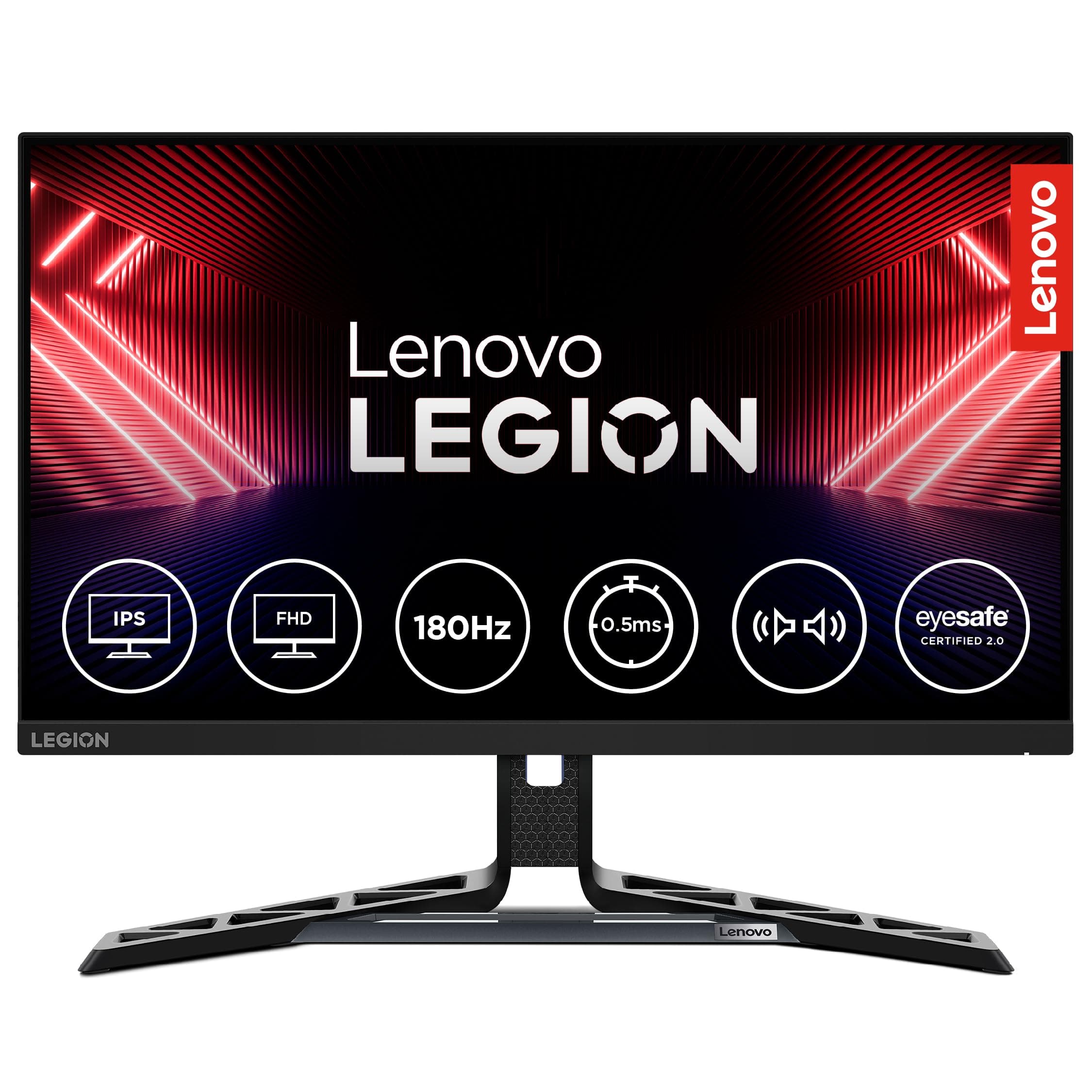Legion R25i-30 | 25 Inch (63.5cm) 165Hz FHD Gaming Monitor | 0.5ms, AMD Freesync, 99%sRGB, 90% DCI-P3, 3Wx2 Speaker, 2xHDMI, 1xDP| Tilt, Swivel, Pivot, Height Adjust Stand | Black | 67B7GACBIN