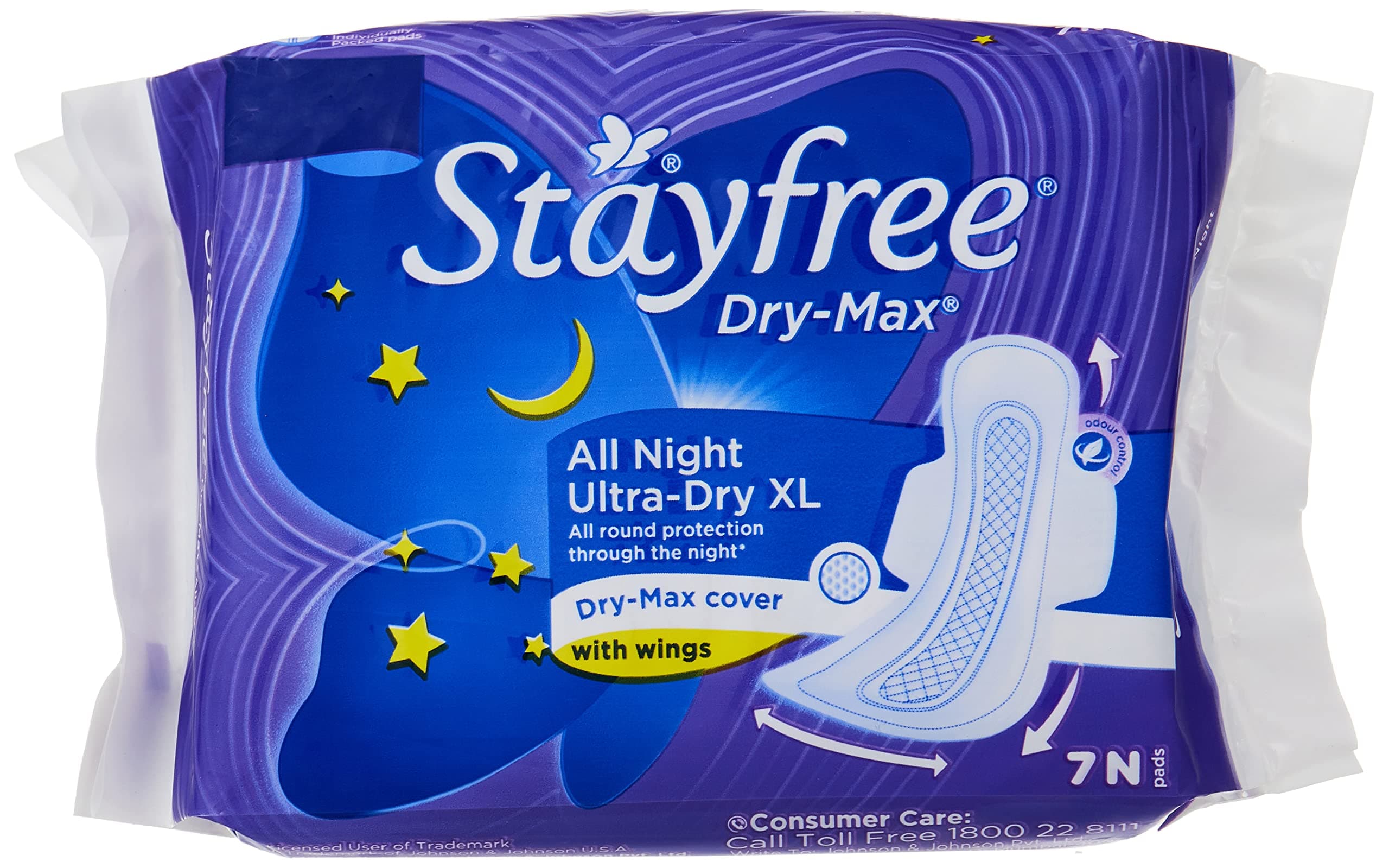 Dry-Max All Night Ultra-Thin With Wings - X-Large (Pack Of 7 Pads)