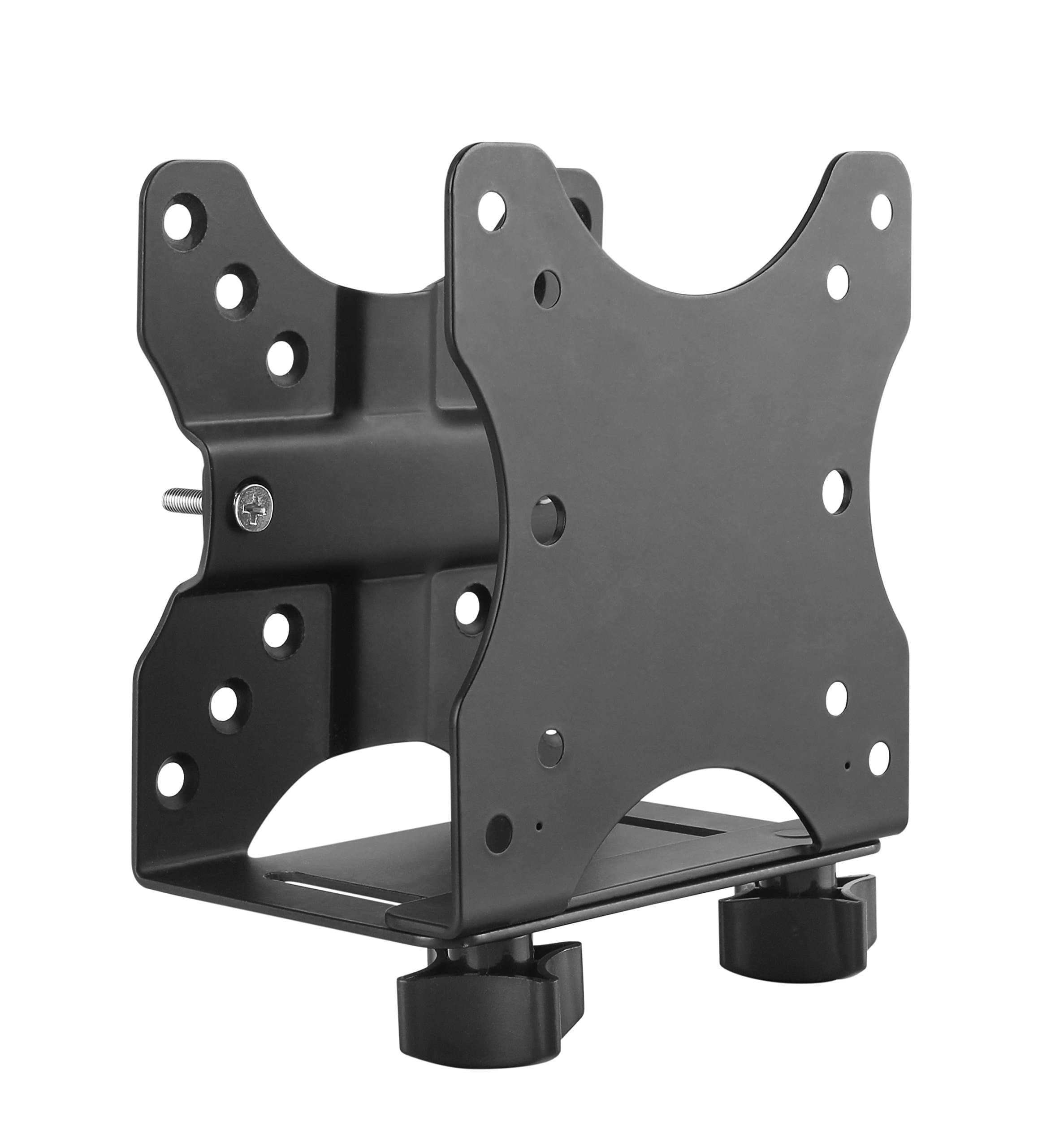 Thin Client Mount Bracket, Mount a Mini PC or Computer to a VESA Monitor Arm or Stand, Pole, or Under Desk or Surface, Devices with 0.65-2.55" in Depth for 75x75 and 100x100mm Patterns