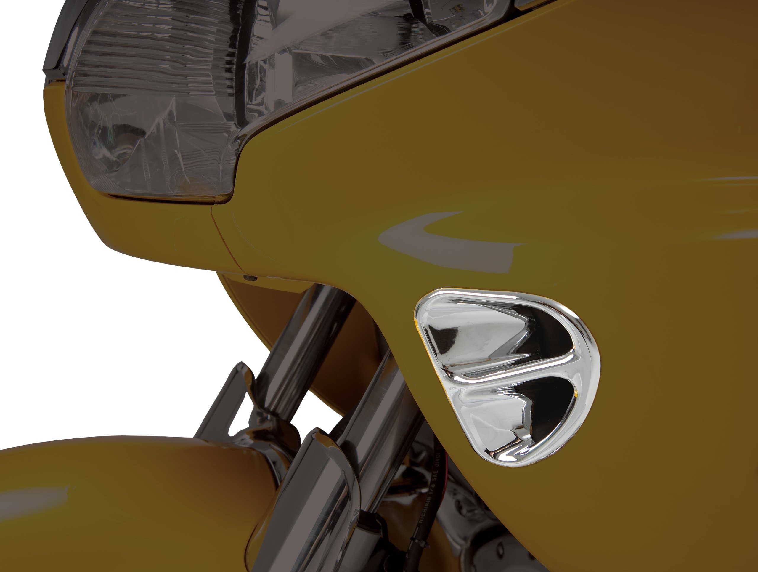 Show Chrome Accessories 52-620 Chrome Fairing Air Intake Accent For Honda Goldwing GL1800 2001-10