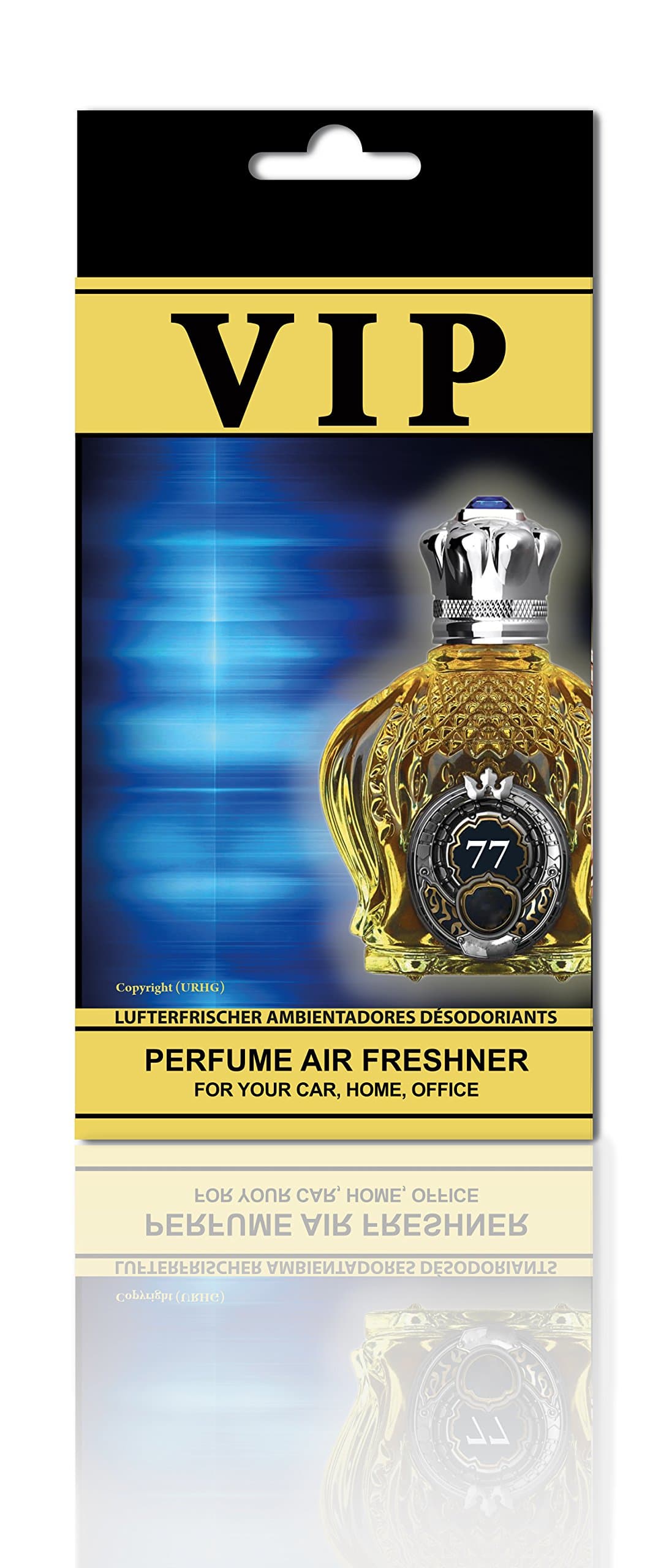 Caribi VIP Air Freshener, Luxury Perfume For Your Car! Premium Designer Scents Inspired From Word’s Most Expensive Fragrances (77 Shaik)