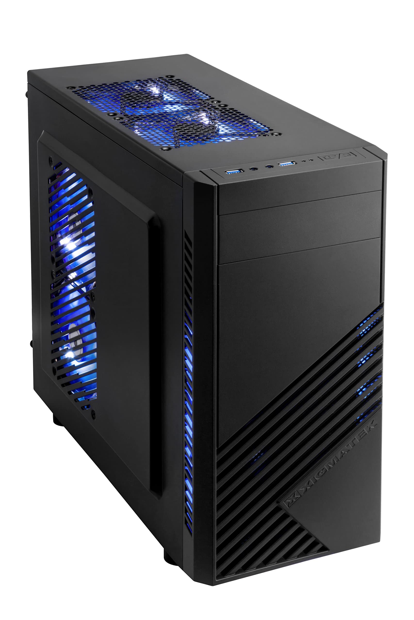 Xigmatek Spirit M EN6213 Black Steel/ABS Micro-ATX Mini Tower Computer Case EN6213
