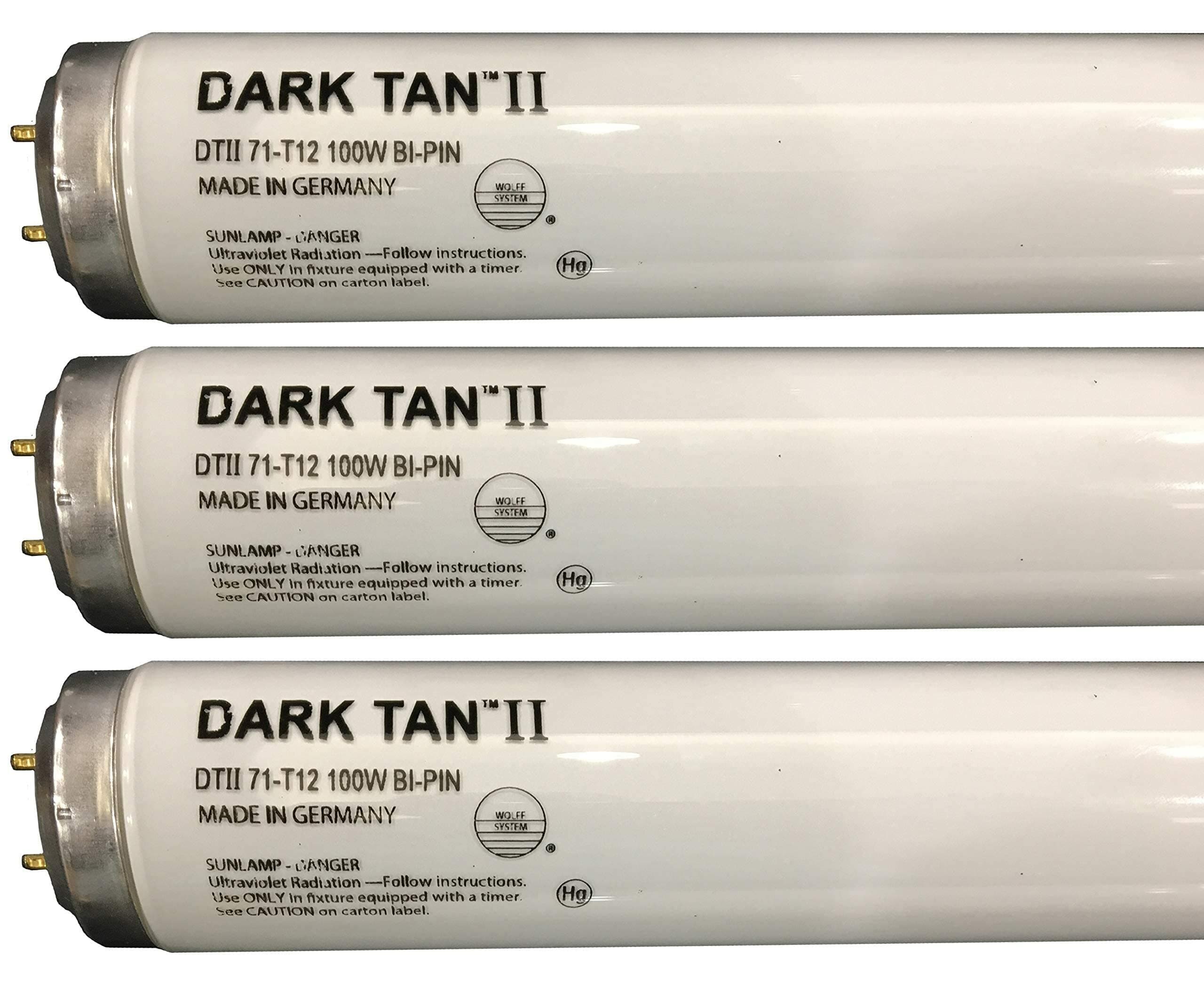 Wolff System Wolff Dark Tan II F71 T12 100W Tanning Bed Bulbs, Box of 24 Lamps