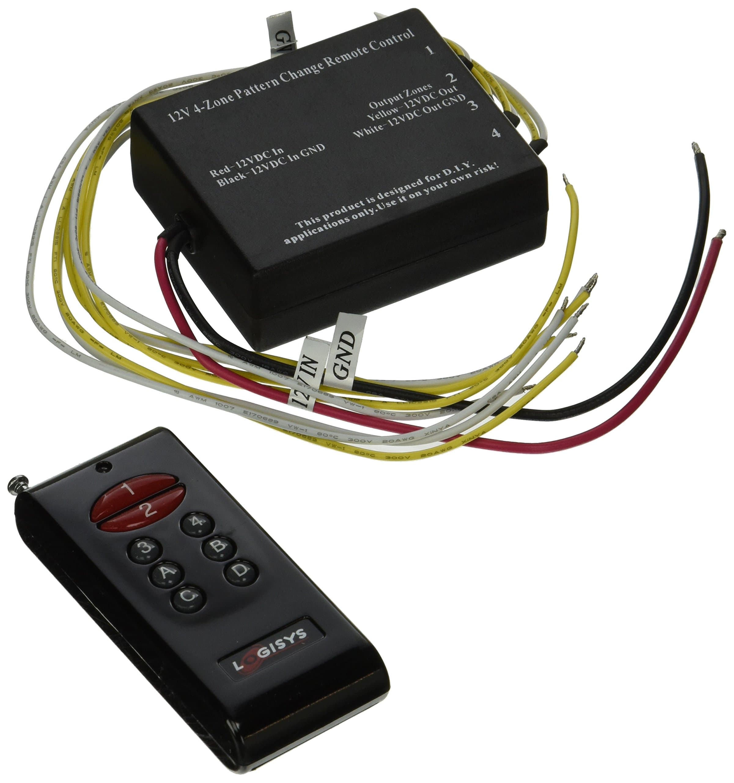 Corp. 4 Zone Multi Mode 12V Remote Control (RM08)