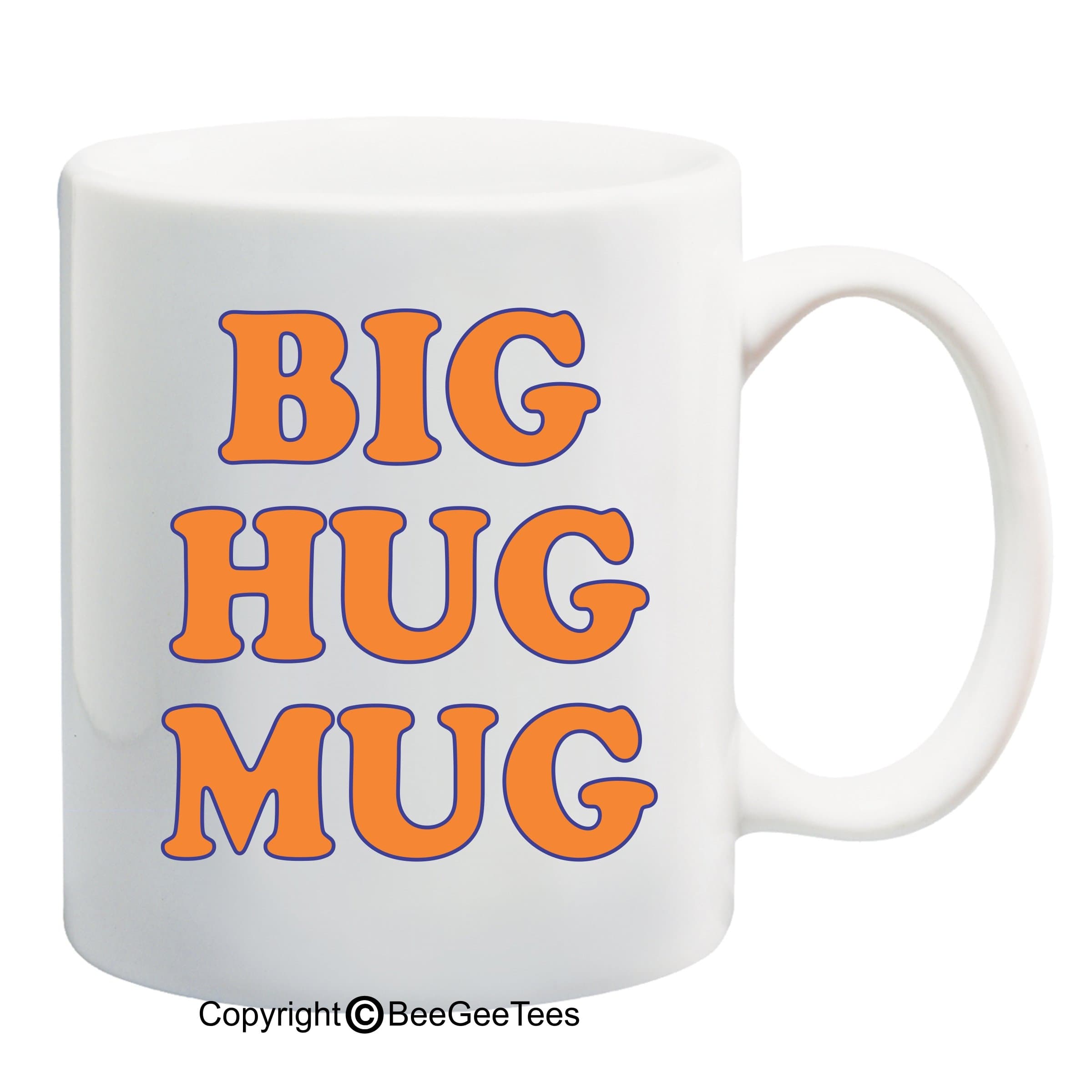 BeeGeeTees A Big Hug Mug Coffee Office Tea Cup 11 oz Funny Gift Mug