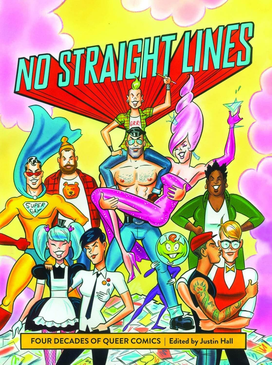 No Straight Lines: Four Decades Of Queer Comics Paperback – August 13, 2013