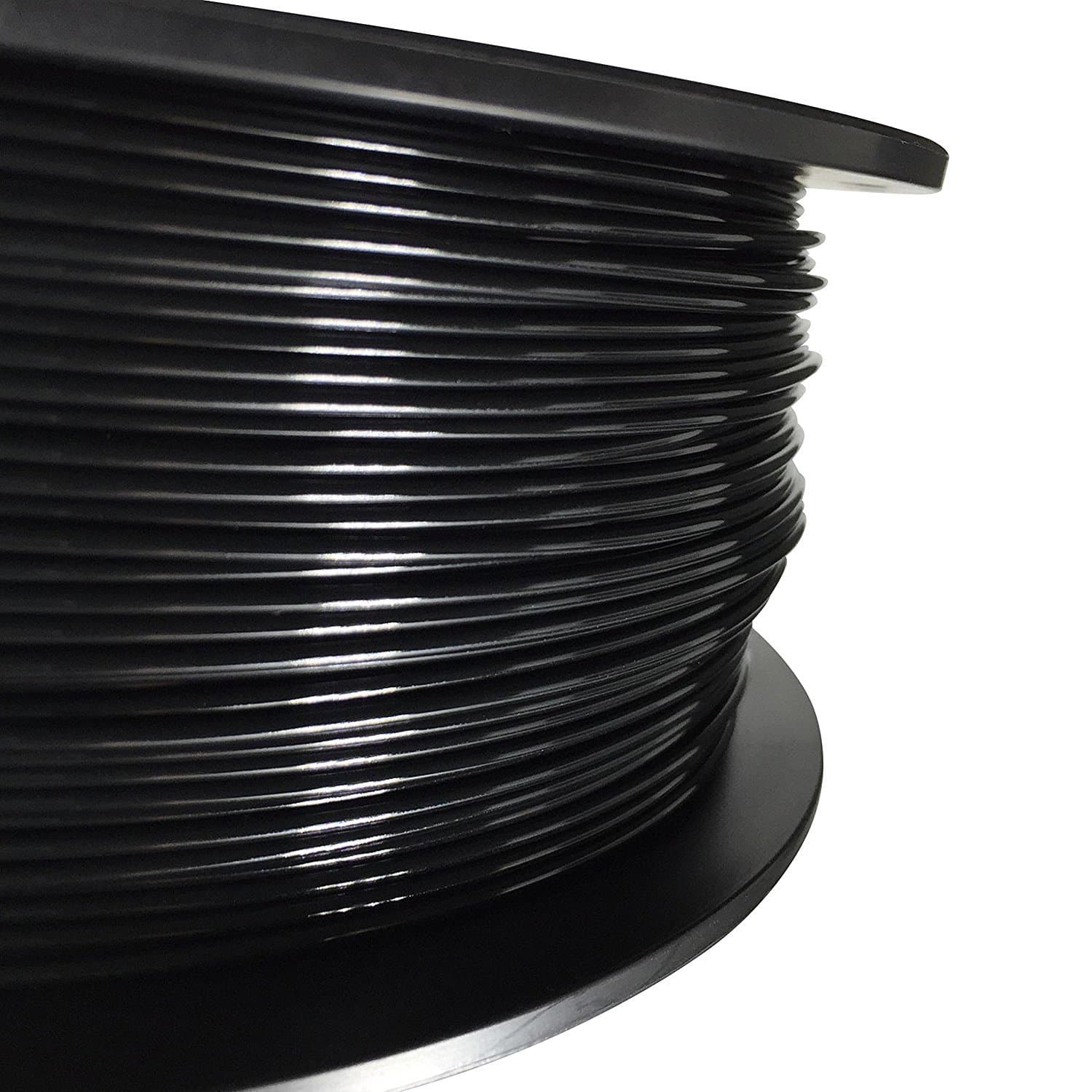 PLA CasiusTech 1.75mm 1kg Spool PLA 3D Printer Filament with Dimensional Accuracy + / - 0.02mm (Black)
