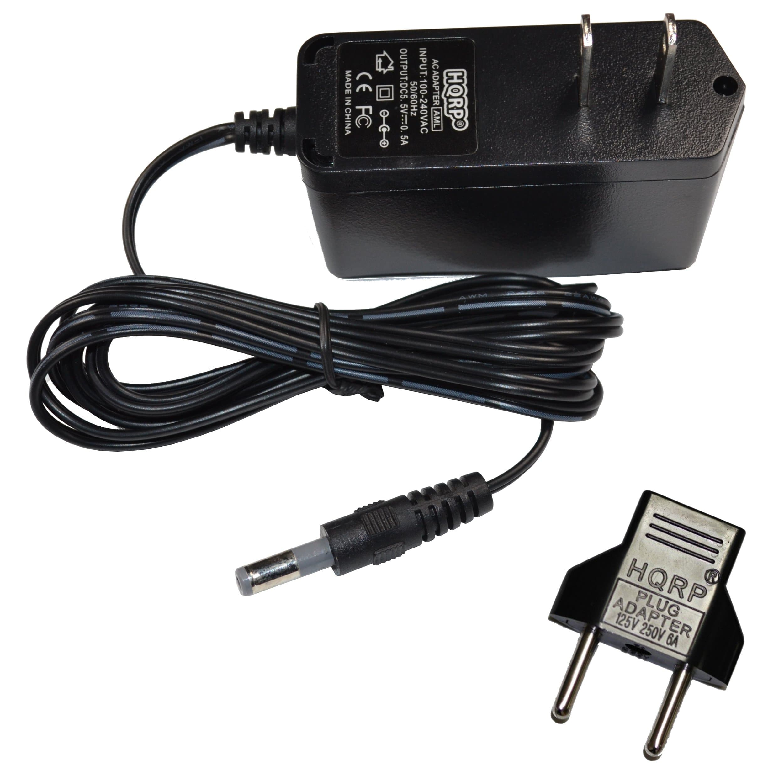 HQRP AC Adapter Compatible with Panasonic KX-TG6841 KX-TG6841B KX-TG6842 KX-TG6842B KX-TG6842C KX-TG6843 KX-TG6843B KX-TG6843C KX-TG6844 KX-TG6844B Cordless Phone Power Supply Cord Charger