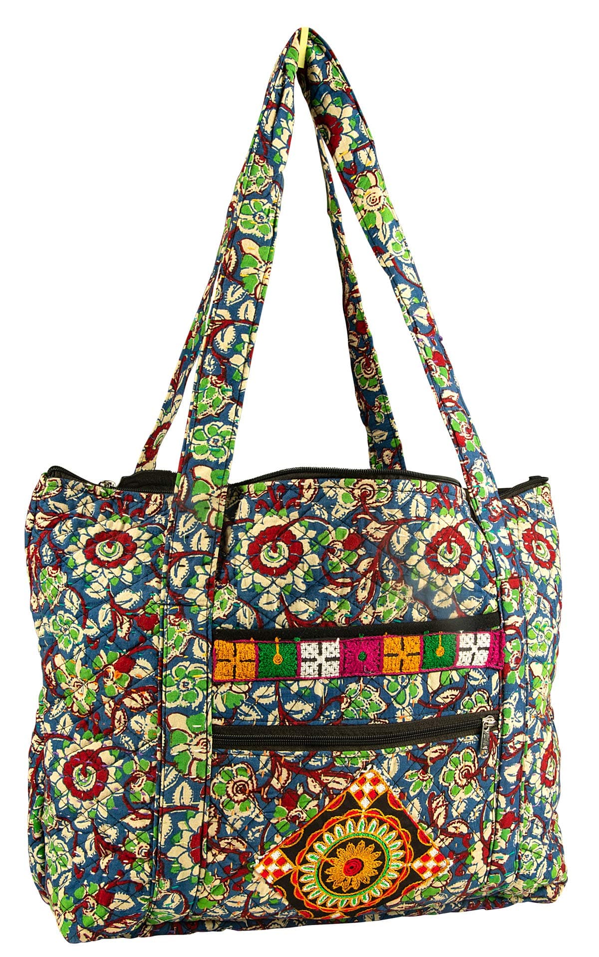 Women Large Tote Shoulder Bag Floral Quilted Travel Market Shopping School Camping Beach Laptop Grocery Diaper Everyday