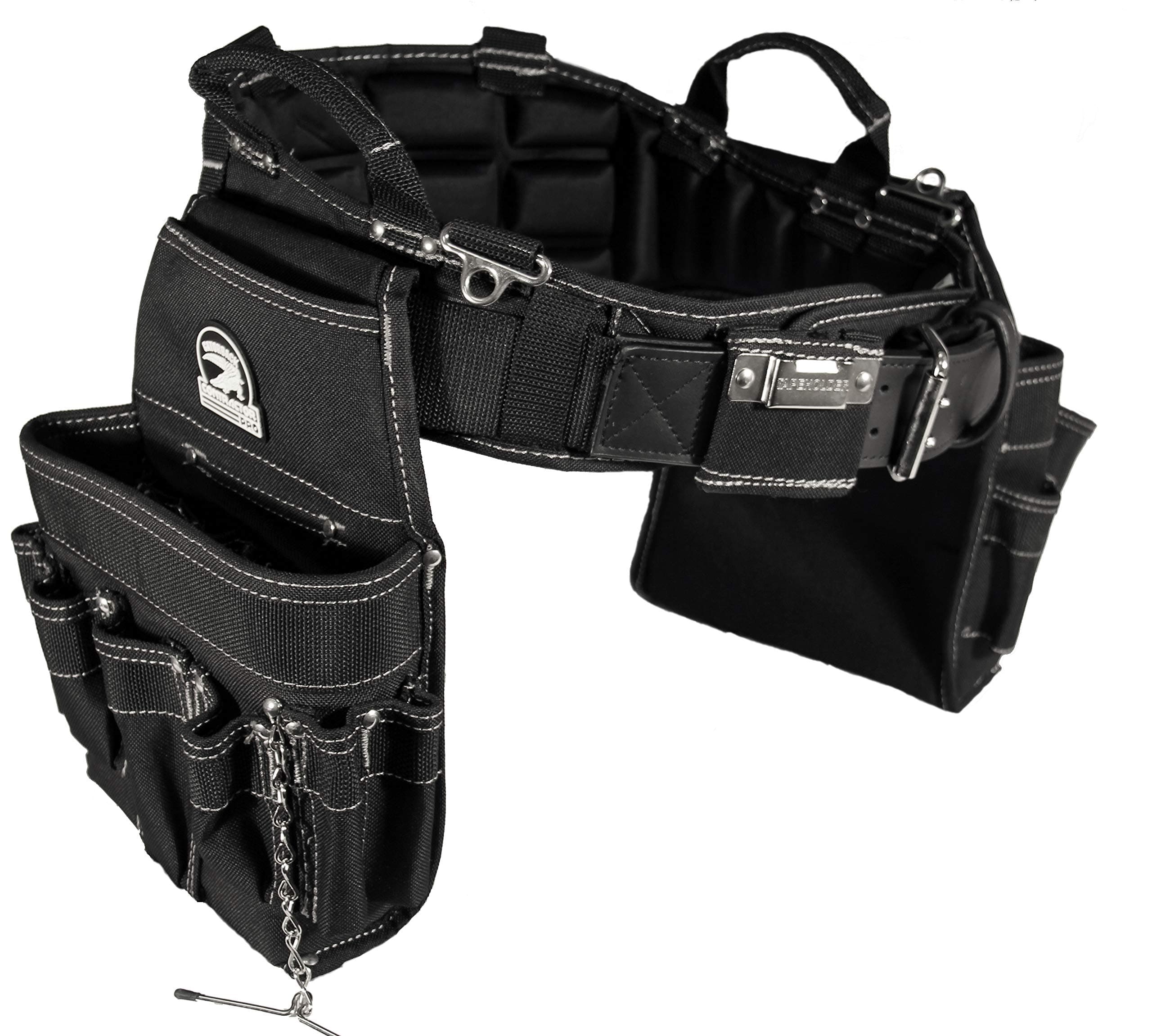 B240 Electrician's Combo With Pro-Comfort Back Support Belt. Heavy Duty Work Belt (Medium 31-35 Inches)