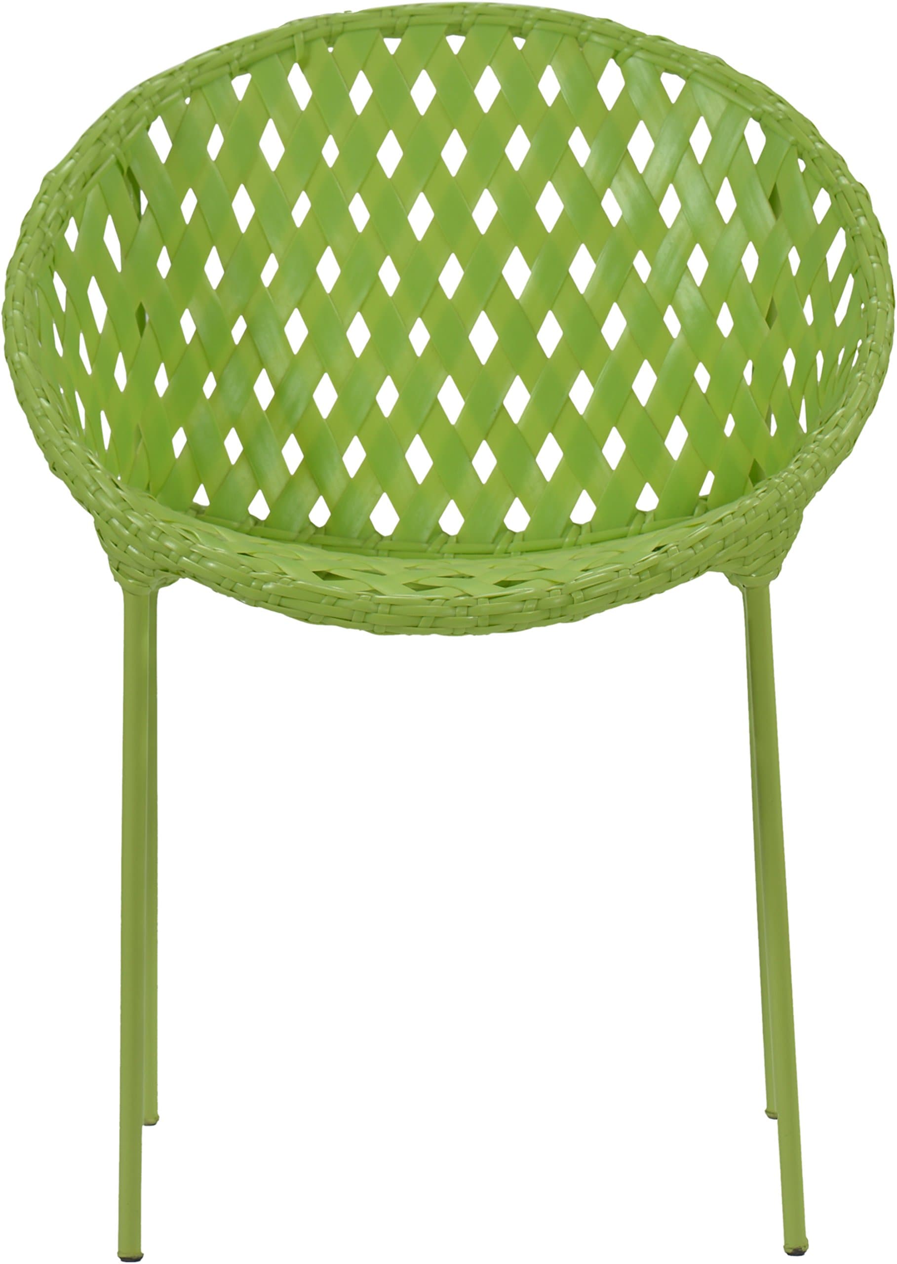 David Francis Furniture Tik-Tak Stacking Chair, Lime