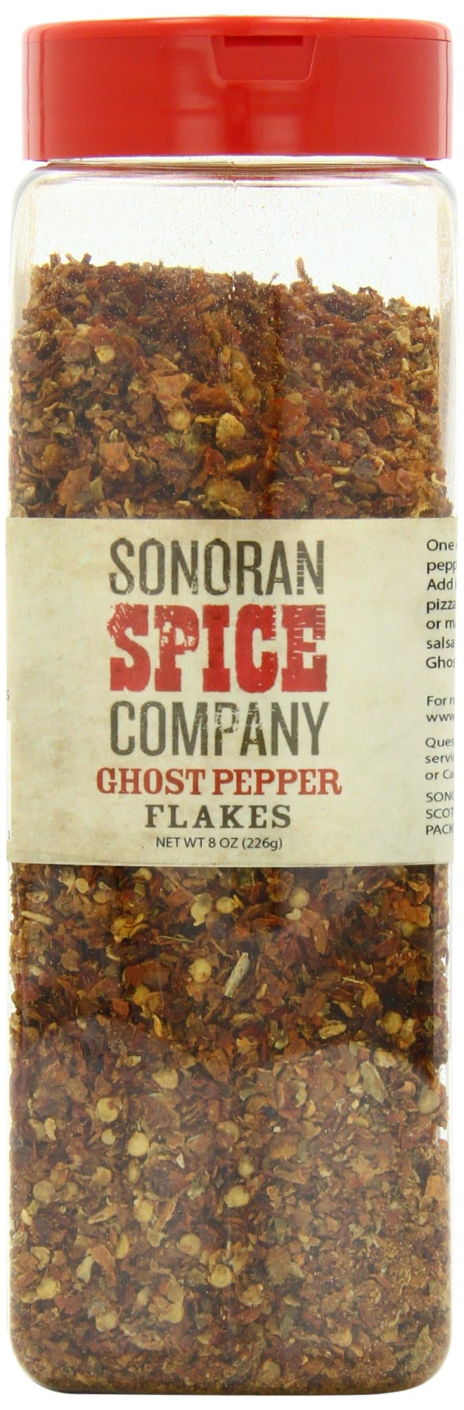 Ghost Pepper Flakes 8 Oz