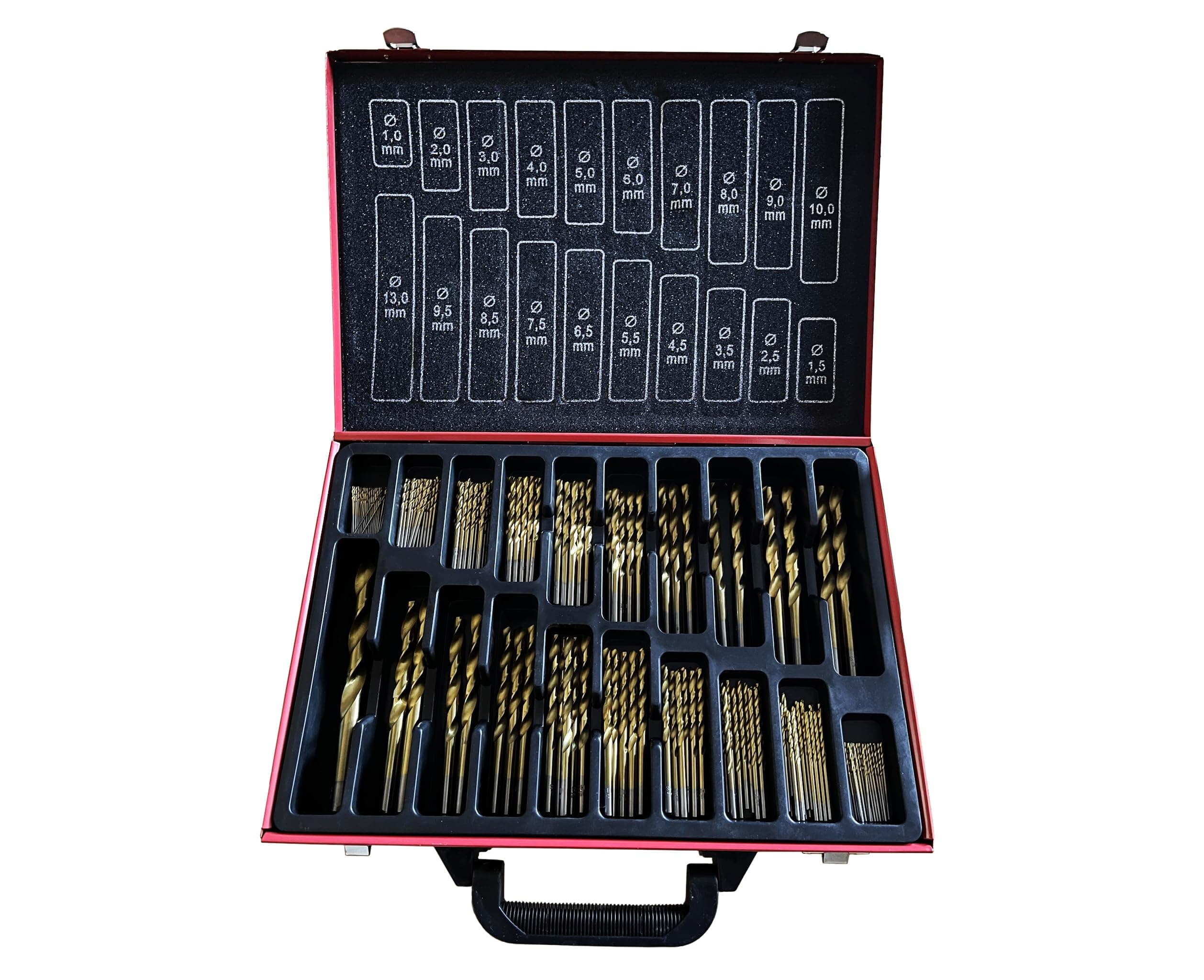 202 Piece Cobalt Drill Bit Set (HSS-Co/Inox) HSS Metal - Designed for Stainless Steel