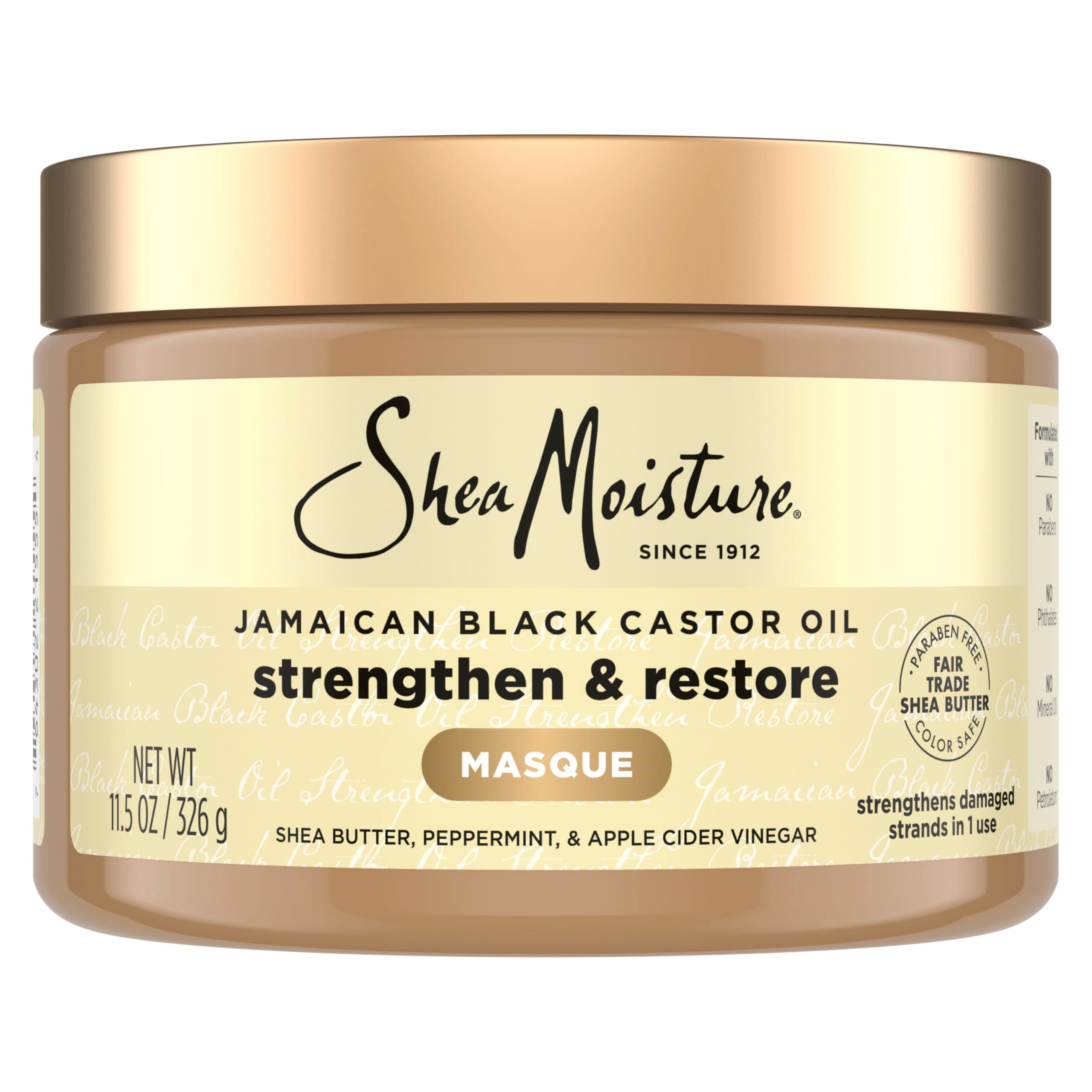 Jamaican Black Castor Oil Treatment Masque For Dry Hair Jamaican Black Castor Oil Paraben Free Hair Mask 11.5 oz