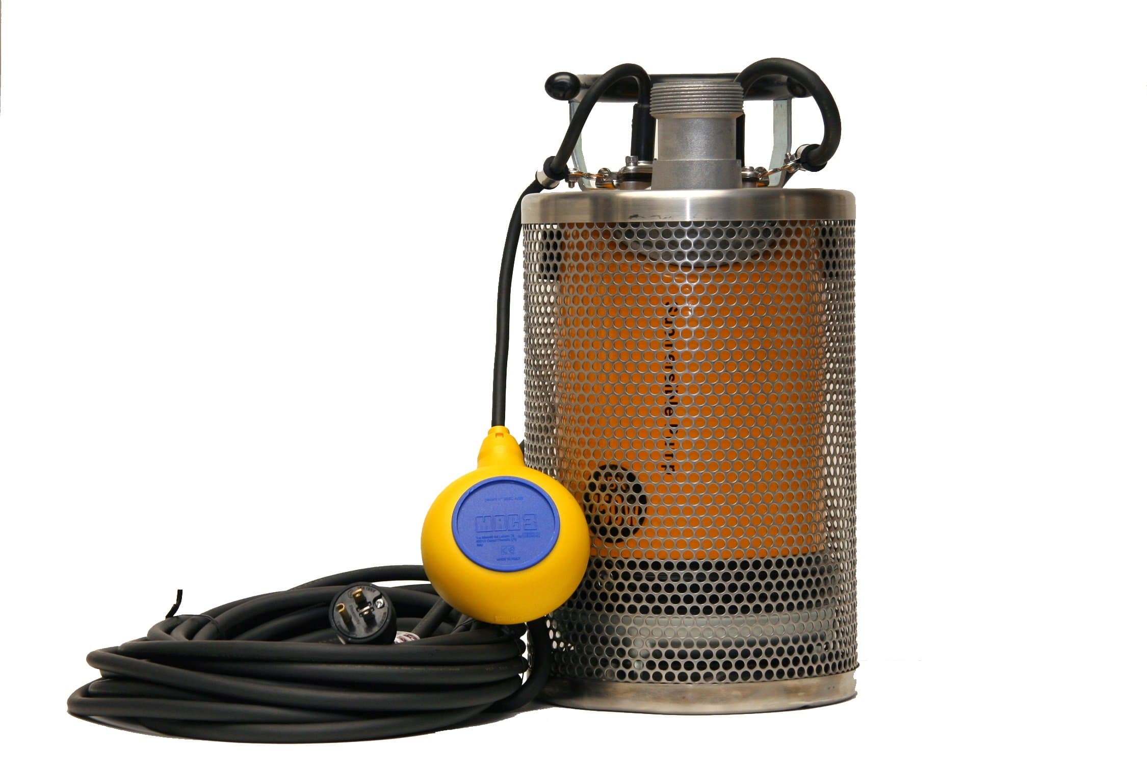 Site Drainer, SD 200T, Submersible Dewatering Pump, No Clog, Portable, 115 Volt, 2 Inch Discharge, Tethered Float for Automatic Operation