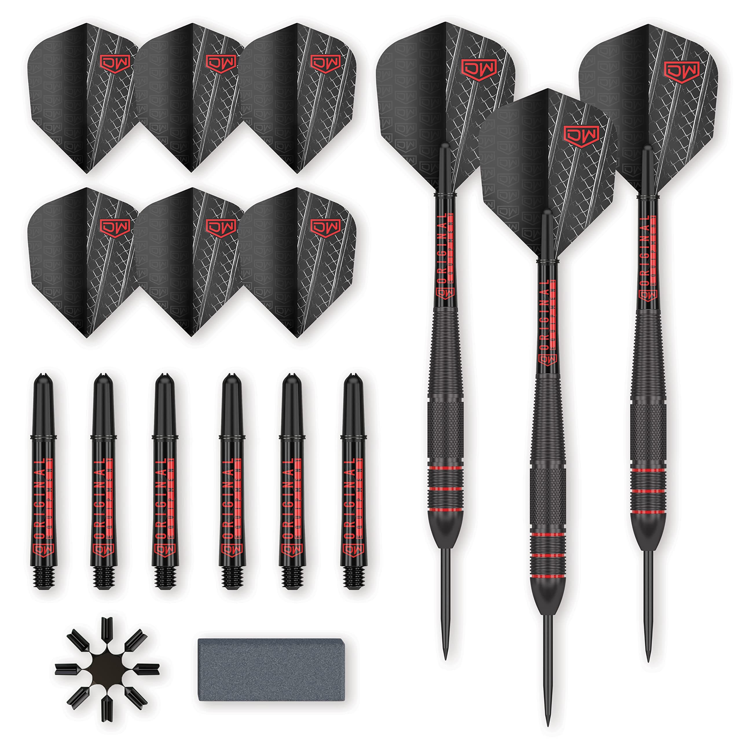 Charger Steel Tip Darts, Precision Balanced, Accurate, and Durable - Perfect for Professional and Recreational Players