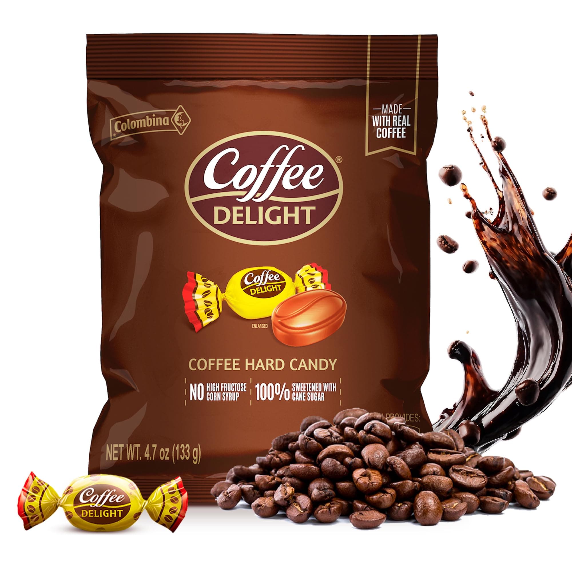 Coffee Delight Coffee Flavored Hard Candy, 4.7 Ounce